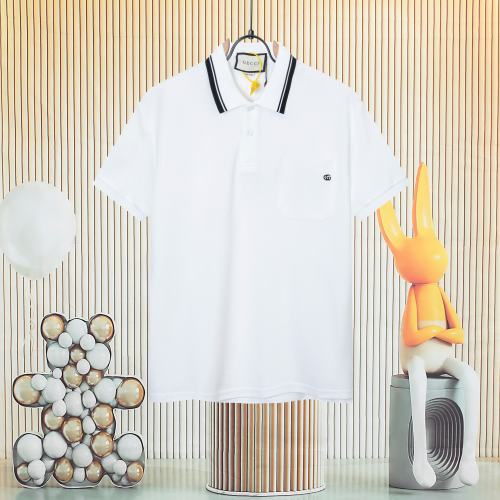 Elegante Polo Gucci Bordado para Hombre, Algodón Premium, Diseño Exclusivo 1 Elegante Polo Gucci Bordado para Hombre, Algodón Premium, Diseño Exclusivo