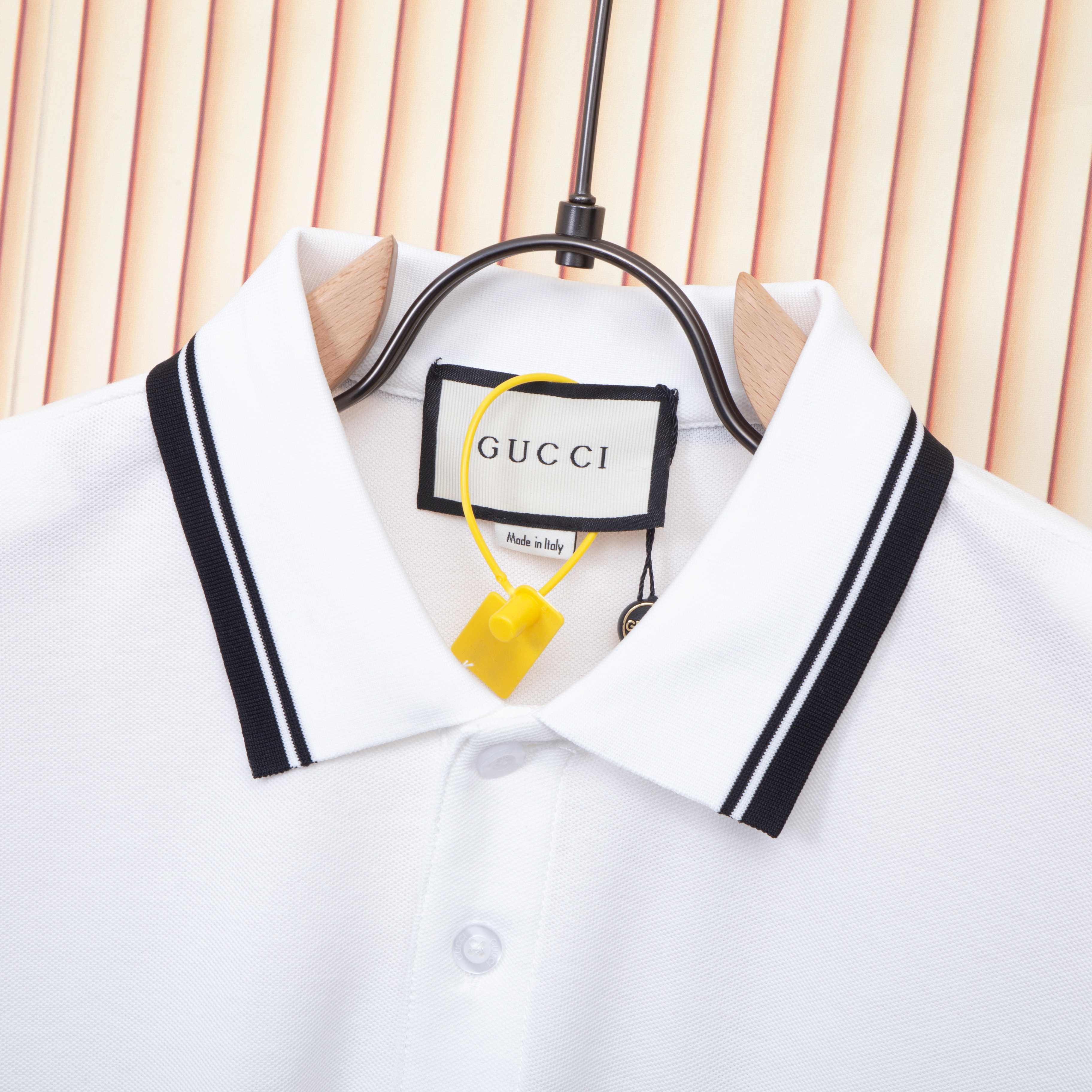 Elegante Polo Gucci Bordado para Hombre, Algodón Premium, Diseño Exclusivo 4 a1747248353540 8058
