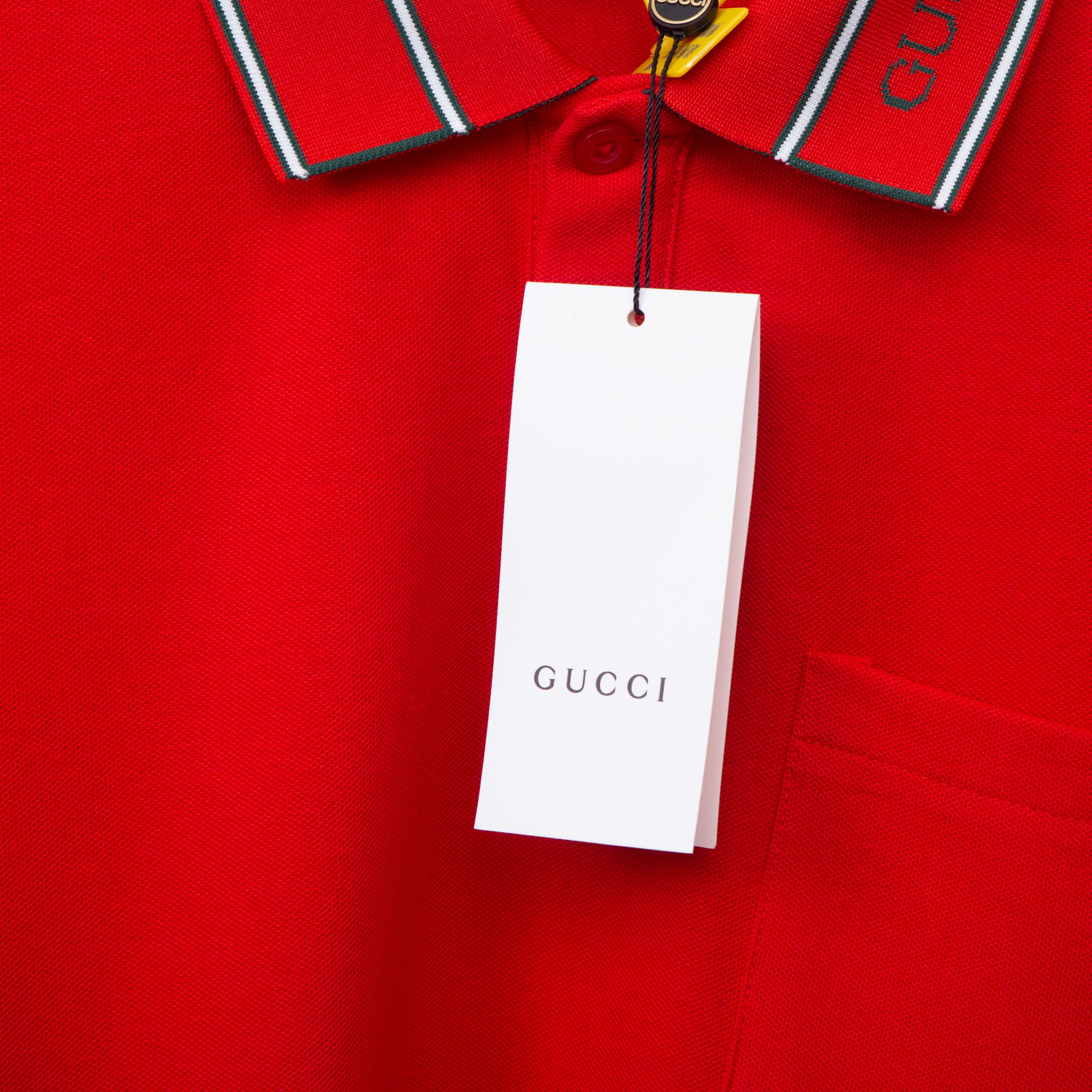 Polo Gucci con Bolsillo y Logo Bordado en Algodón Premium para Hombre 6 a1747251064838 2873