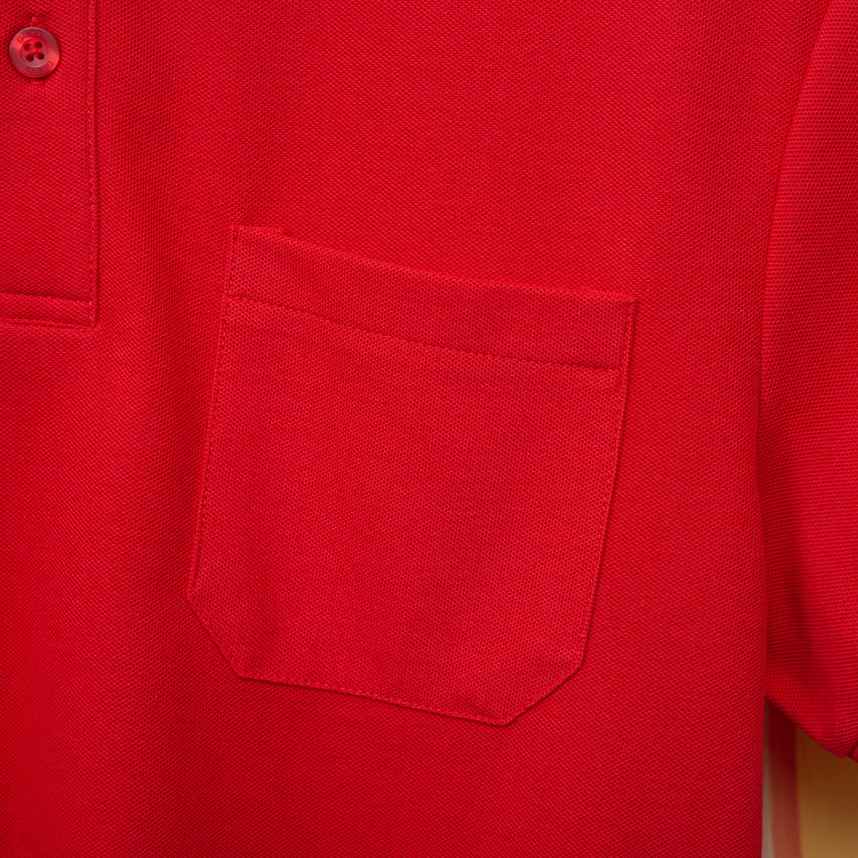 Polo Gucci con Bolsillo y Logo Bordado en Algodón Premium para Hombre 7 a1747251068123 3164