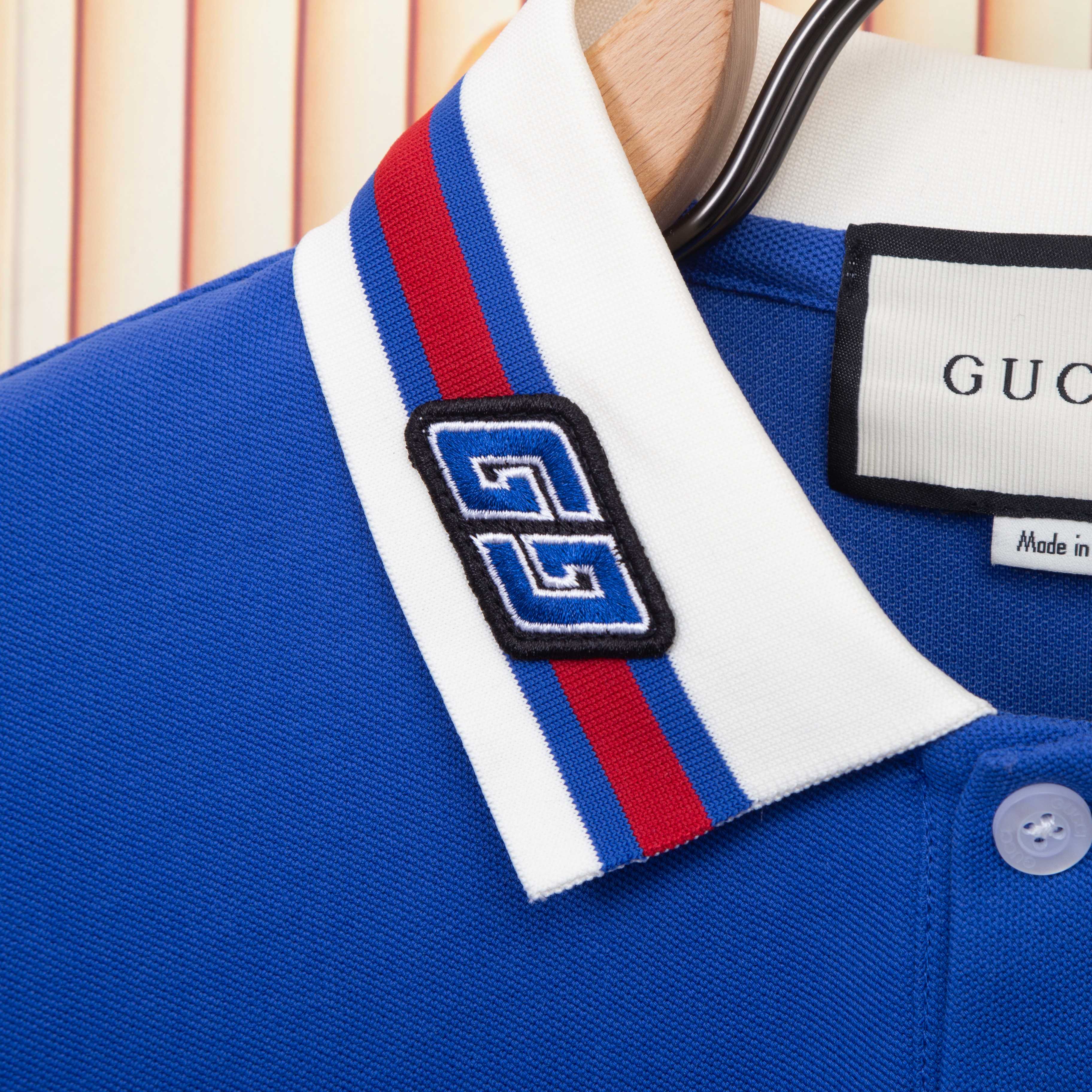 Polo Gucci Bordado con Bolsillo y Detalles Distintivos | Algodón Premium 6 a1747252711158 8513