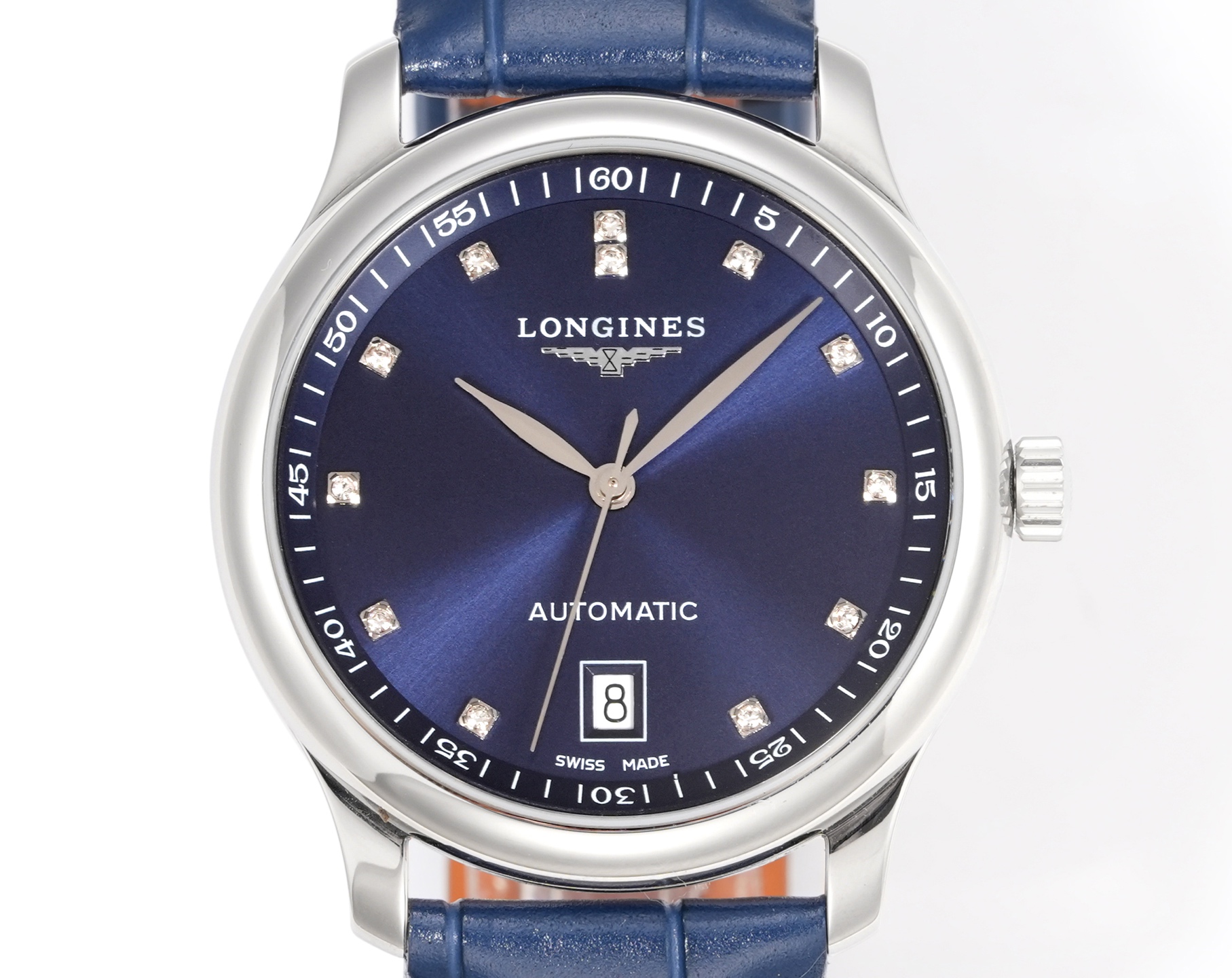 NO:586044,XC Longines Master Series combines elegant style and excellent quality. The diameter of the watch is 38.5mm, equipped with the latest official 'Cal. In addition to showing clear time reading, it uses a simple and elegant design to set off mature and stable masculine charm. It is equipped with a stainless steel bracelet and is equipped with a folding safety clasp. Parameters Two transmission wheels are exposed at the position of the mainboard spring box of the movement. The font is made of fine knife engraving technology with obvious effects. Automatic winding. Cal.L movement. One watch, one code. Original accessories for general mechanical watches,,,longines19860909XC 浪琴 LONGINES 名匠系列 将优雅风格与卓越品质融于一体. 表款直径 38.5mm,搭载官方最新的“Cal.L”型号自动上链机芯 正品拆解,每一个配件独立开模,CNC加工,原装瑞士单头生耳,所有配件均可与正品完美通用互换. 银色“麦粒”饰纹表面,以醒目的蓝钢指针显示时、分、秒,6时位置配备日期显示. 在展现清晰的读时之余,以简约、大气的设计,衬托成熟、稳重的男性魅力.配备精钢表链,并配备折叠式安全表扣. 参数 機芯主板發條盒处位置上两个传动轮外露可见 字体采用精刀雕刻工艺效果明显、自动上链、Cal.L 机芯 一表一码 原装配件通用机械腕表,,,longines,Watch