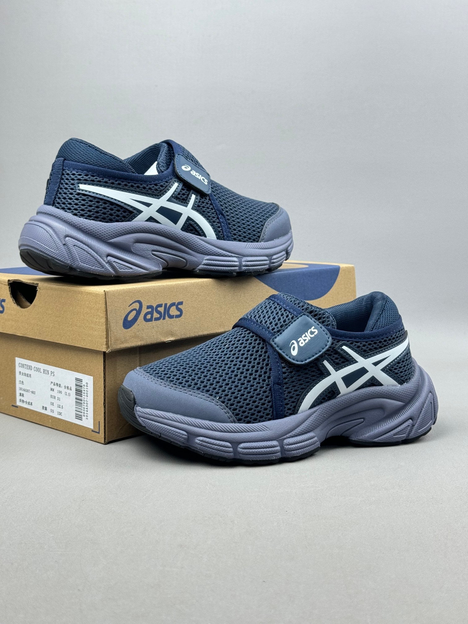 图片[9]-Asics / 亚瑟士运动休闲透气专业跑鞋   #鞋面采用头层皮与网布拼接 透气舒适兼具休闲时尚 结合简明的配色 展现品牌的传承及引领复古流行的主题 虎爪造型的LOGO  #鞋身稳定包裹系统 支撑鞋身 经典宽大鞋型配备防偏移设计提升包裹性 穿着舒适鞋面透气孔设计 提供透气性  尺码：26——35。-选品中心