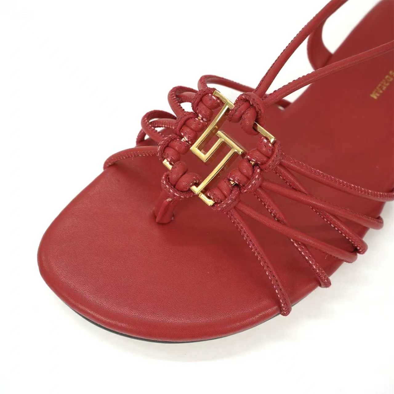 “504GJ Flat-Shoe Shoes: Stylish Straps, Branded Buttons, Fashionable and Elegant Design” - 图片 3