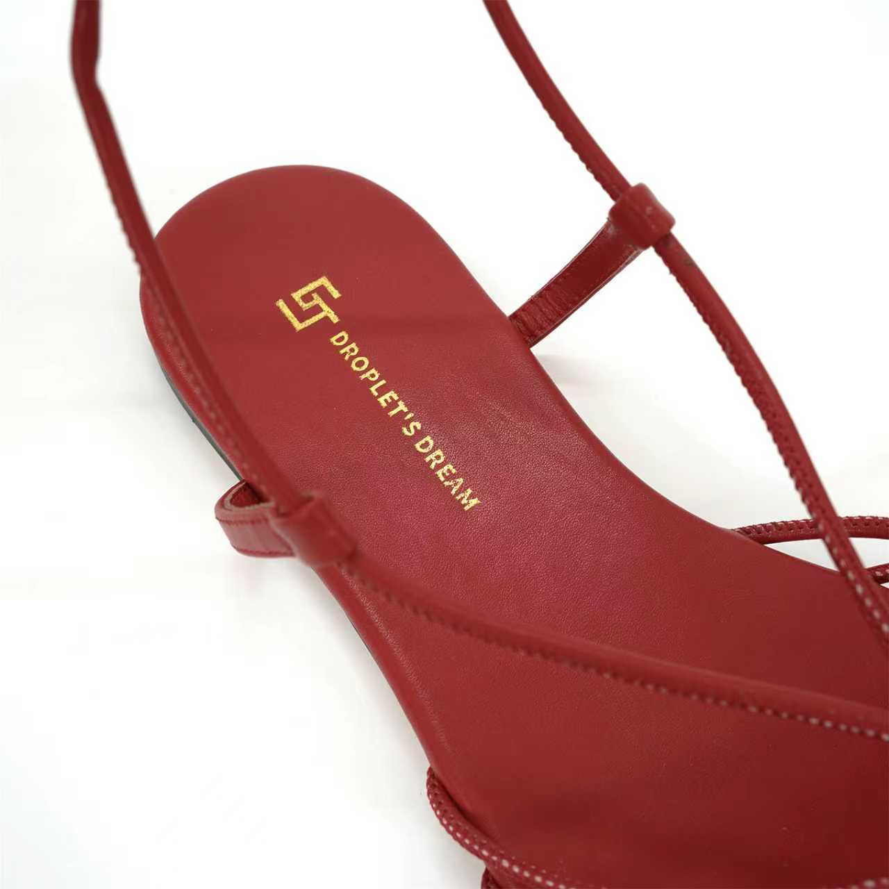 “504GJ Flat-Shoe Shoes: Stylish Straps, Branded Buttons, Fashionable and Elegant Design” - 图片 6
