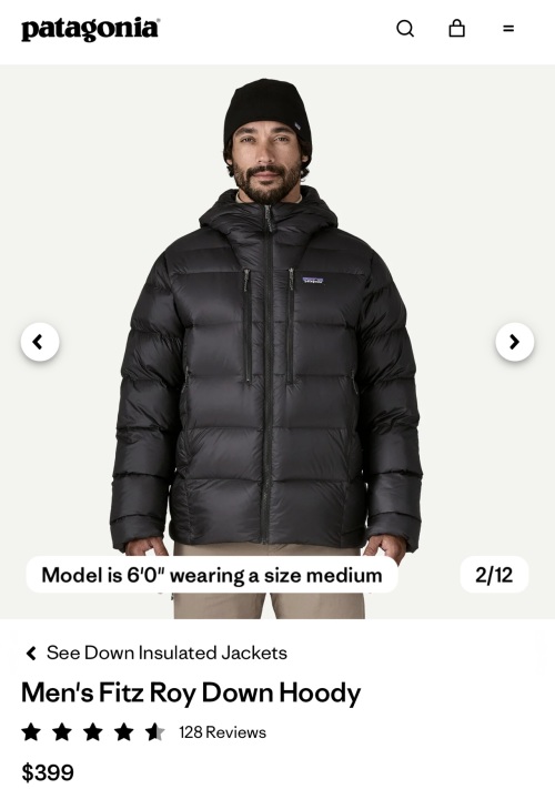 Patagonia Fitz Roy Down Hoody: Warm, Lightweight, and Weather-Resistant 6 Patagonia Fitz Roy Down Hoody: Warm, Lightweight, and Weather-Resistant