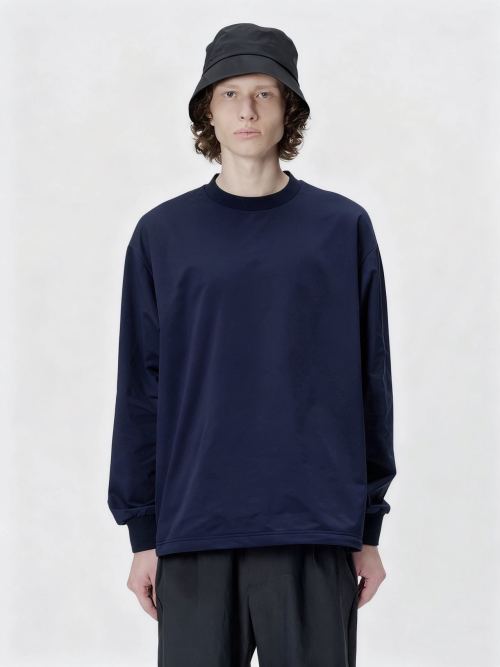 Goldwin Men's Functional Long Sleeve T-Shirt - Navy, Quick-Dry Fabric 1 Goldwin Men's Functional Long Sleeve T-Shirt - Navy, Quick-Dry Fabric