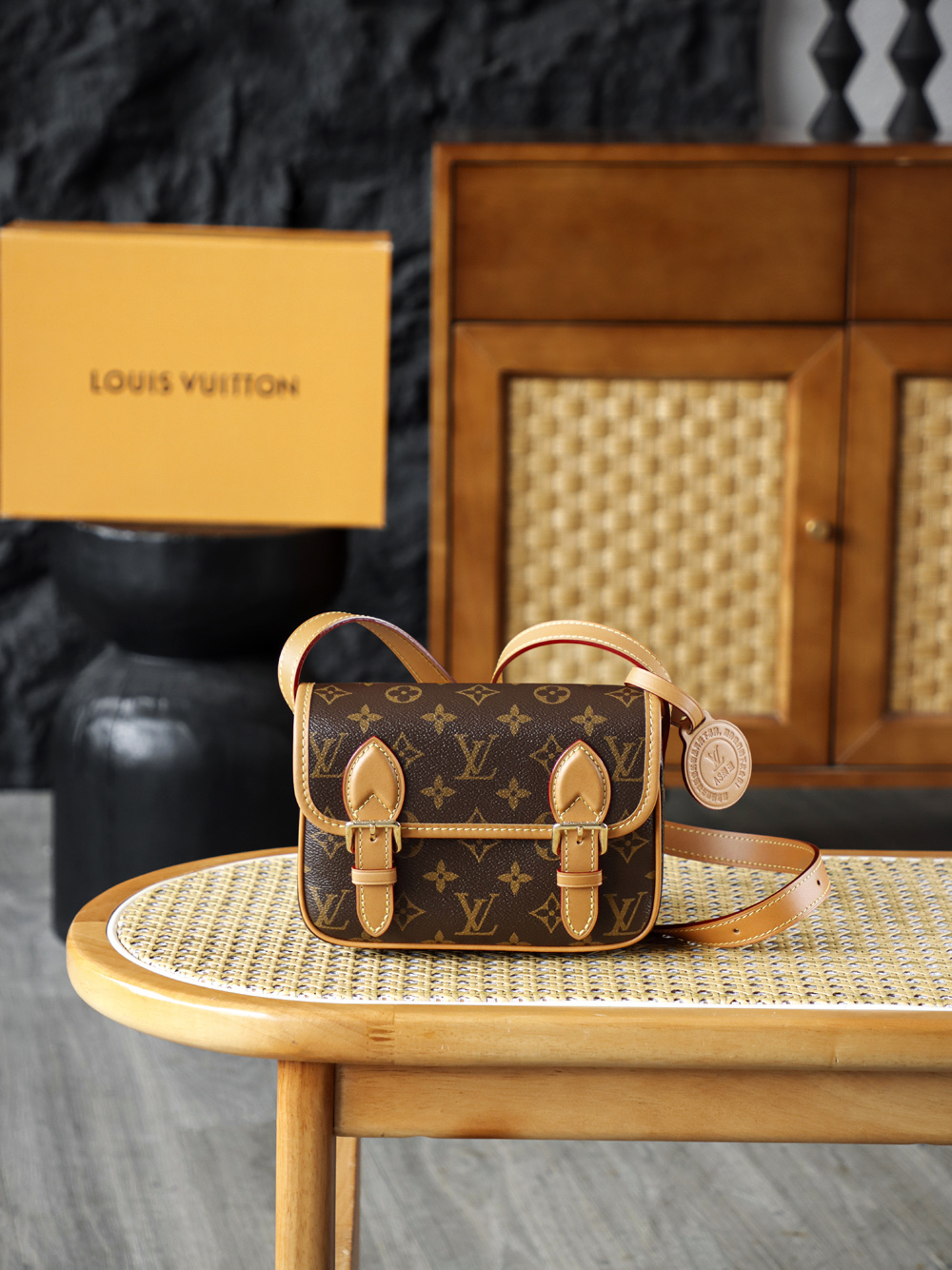 Chrome Hearts Mini Satchel Bag with Gold-Tone Hardware