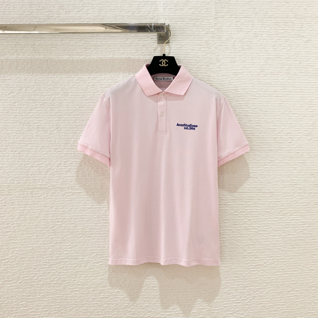 NO:825421,AC's new summer light pink Polo shirt. Pique mesh fabric, breathable and skin-friendly. Loose fit, strong tolerance. SML, women's clothing, chanel,19860909AC家夏季新款浅粉色Polo衫 珠地网眼面料,透气又亲肤 宽松版型,包容性强 SML,女装,chanel,,Women's clothing
