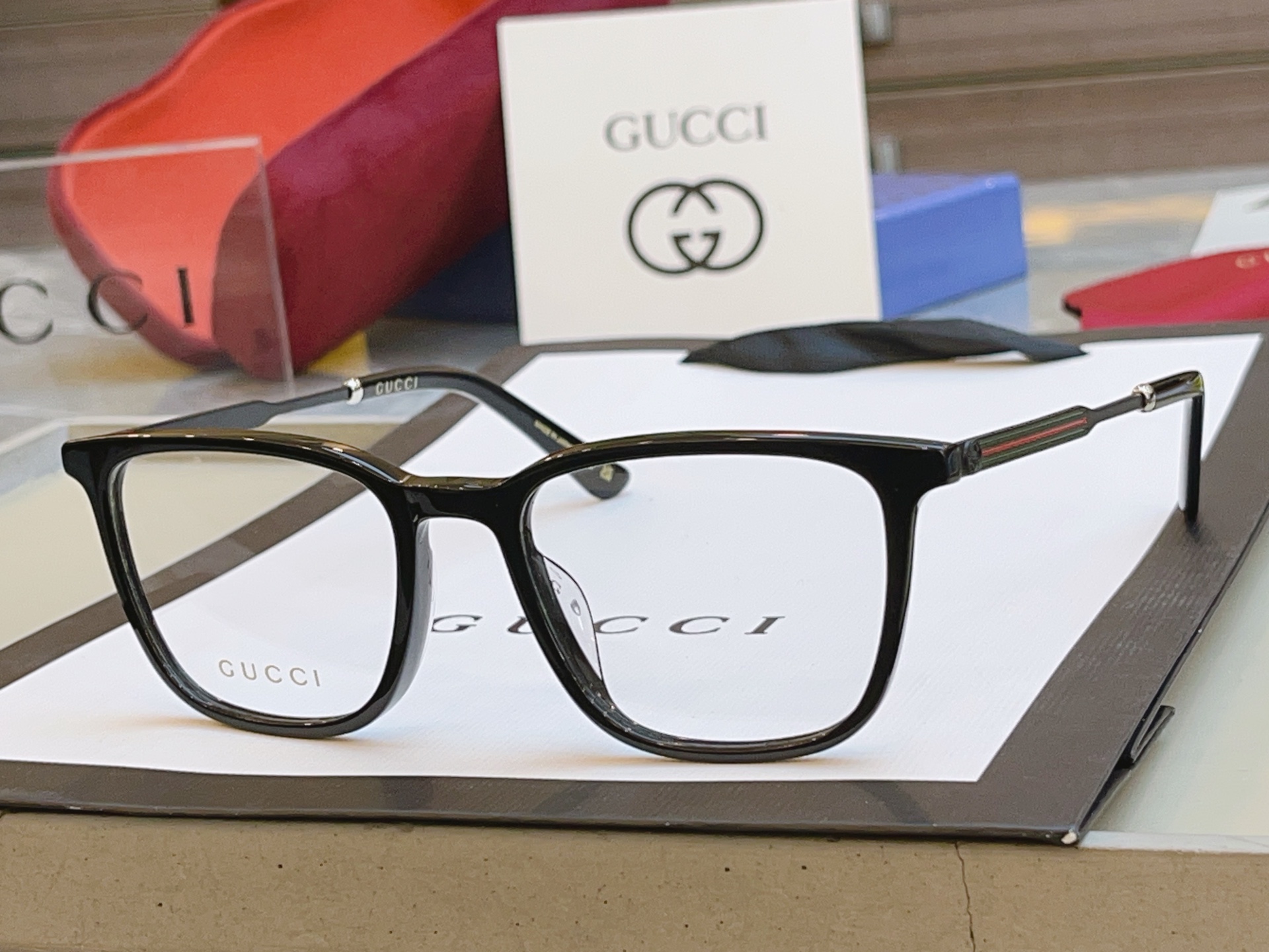 ，【GUCC*】古*驰新款眼镜架，GG1526OA，SIZE52口19-145 