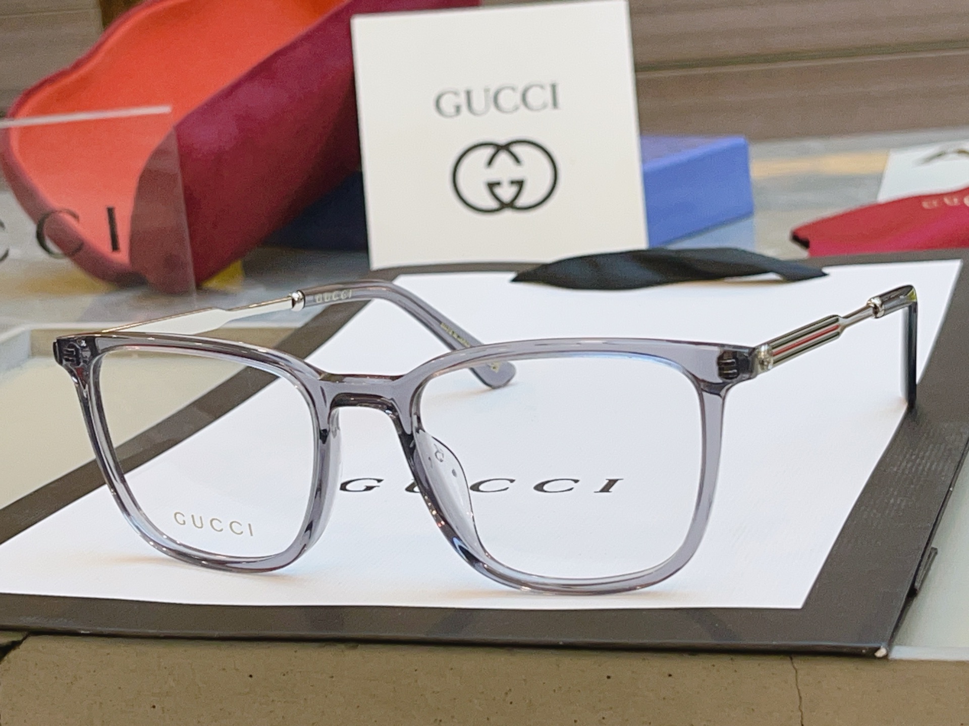 ，【GUCC*】古*驰新款眼镜架，GG1526OA，SIZE52口19-145 