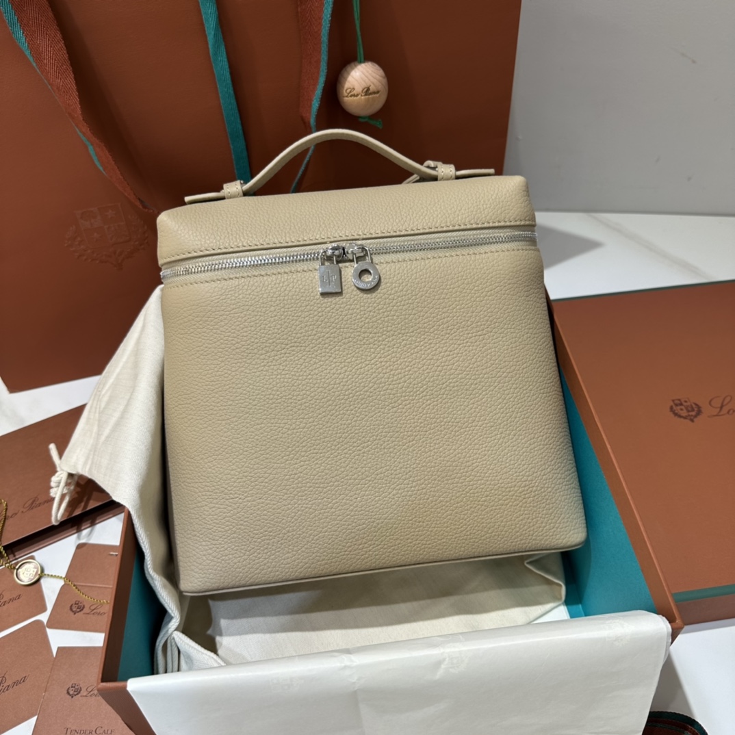 [Backpacks][Backpack Milk Tea Color New Version] Loro Piana L23.5 series backp