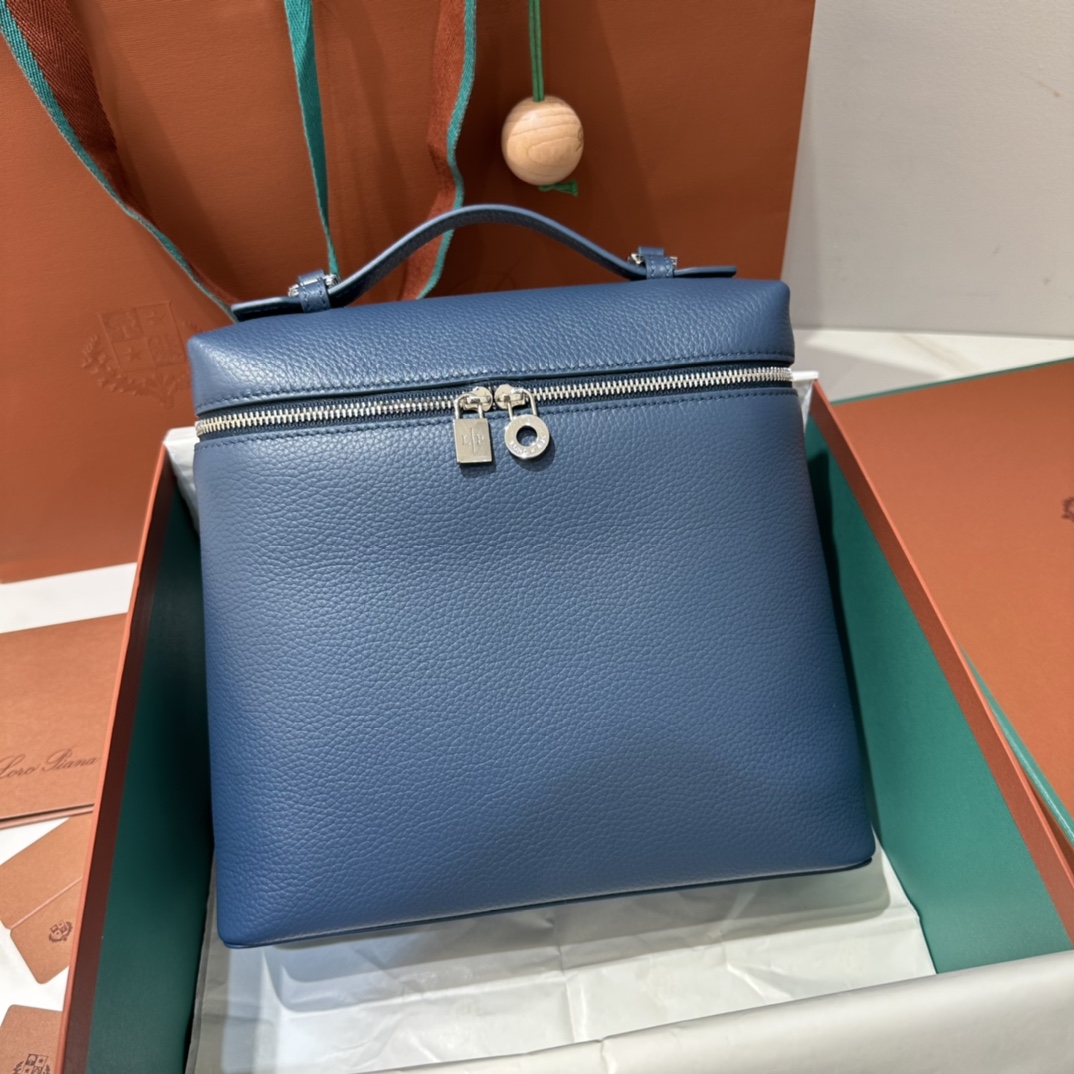 [Backpacks][Backpack Iris Blue] Loro Piana L23.5 series backpack Extrapocket