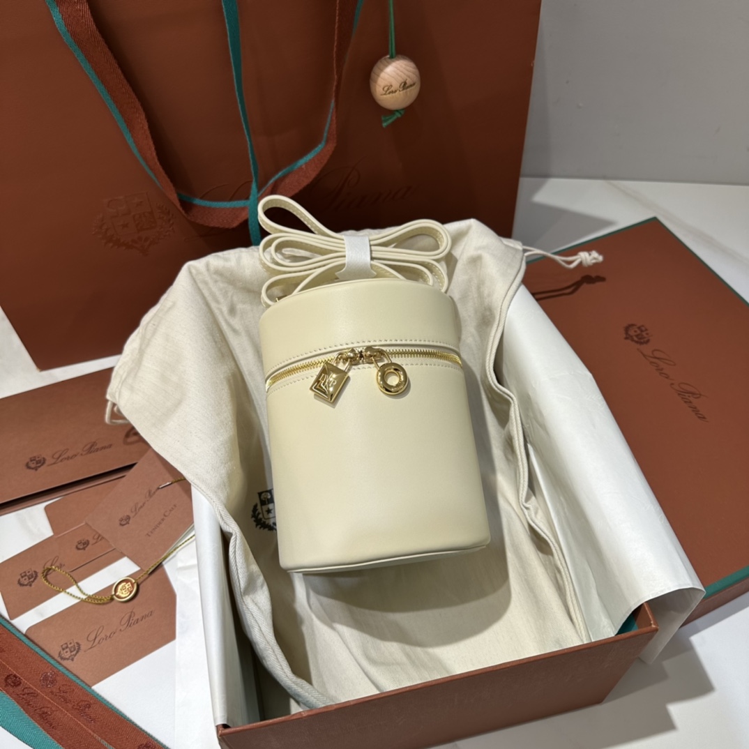 Loro Piana 16 сумка-ведро, французская кожа оригинального производства с фурнитурой из цельной стали - высочайшее качество