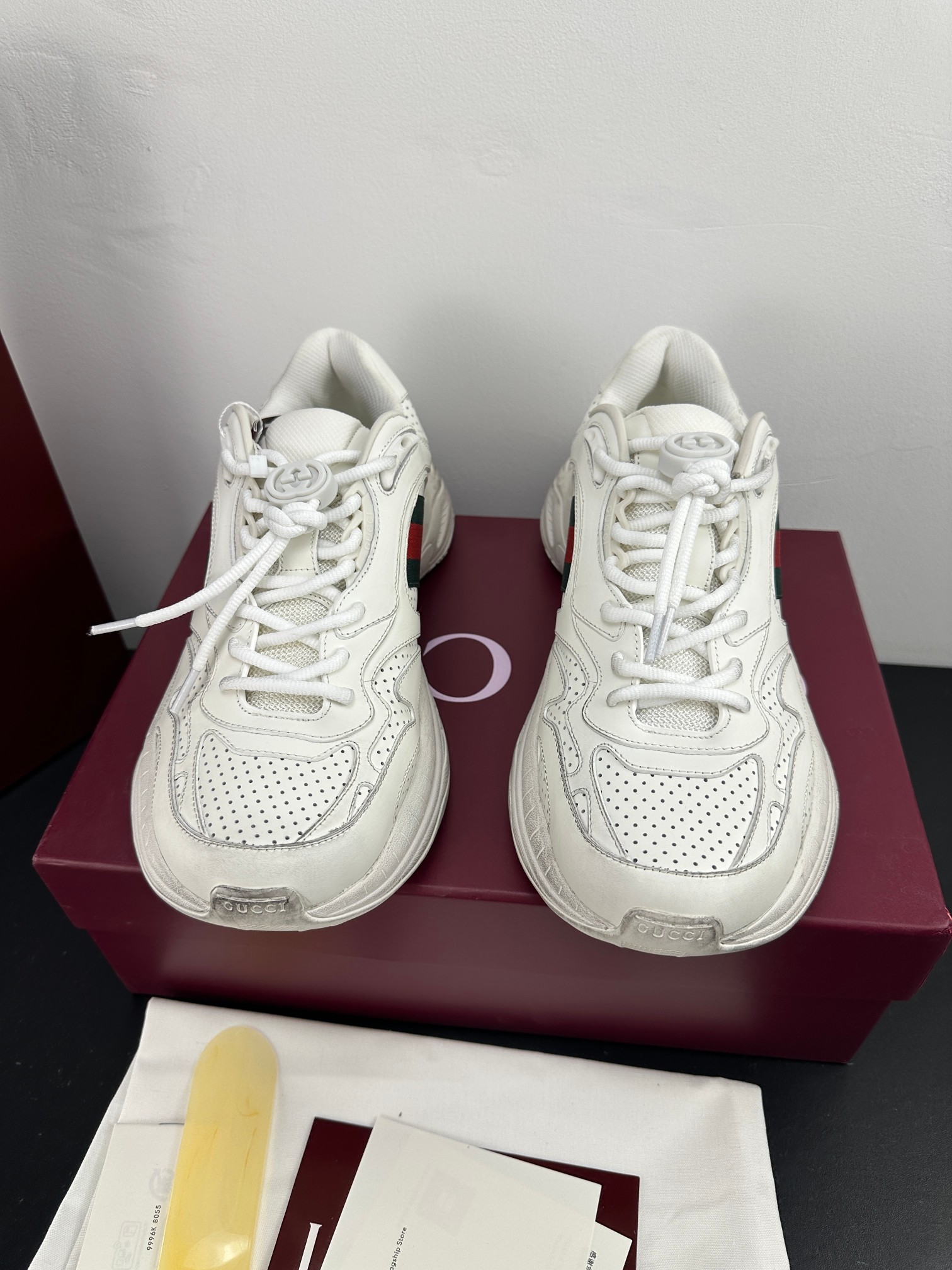 Gucci Style Leather Men's Shoes style reference detail image 3 from source 781270
