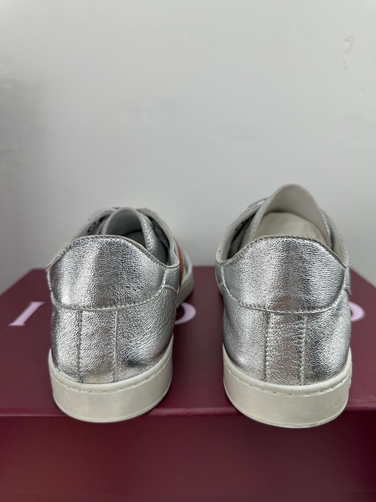 Gucci Style Green Leather Men's Shoes style reference detail image 9 from source 781277