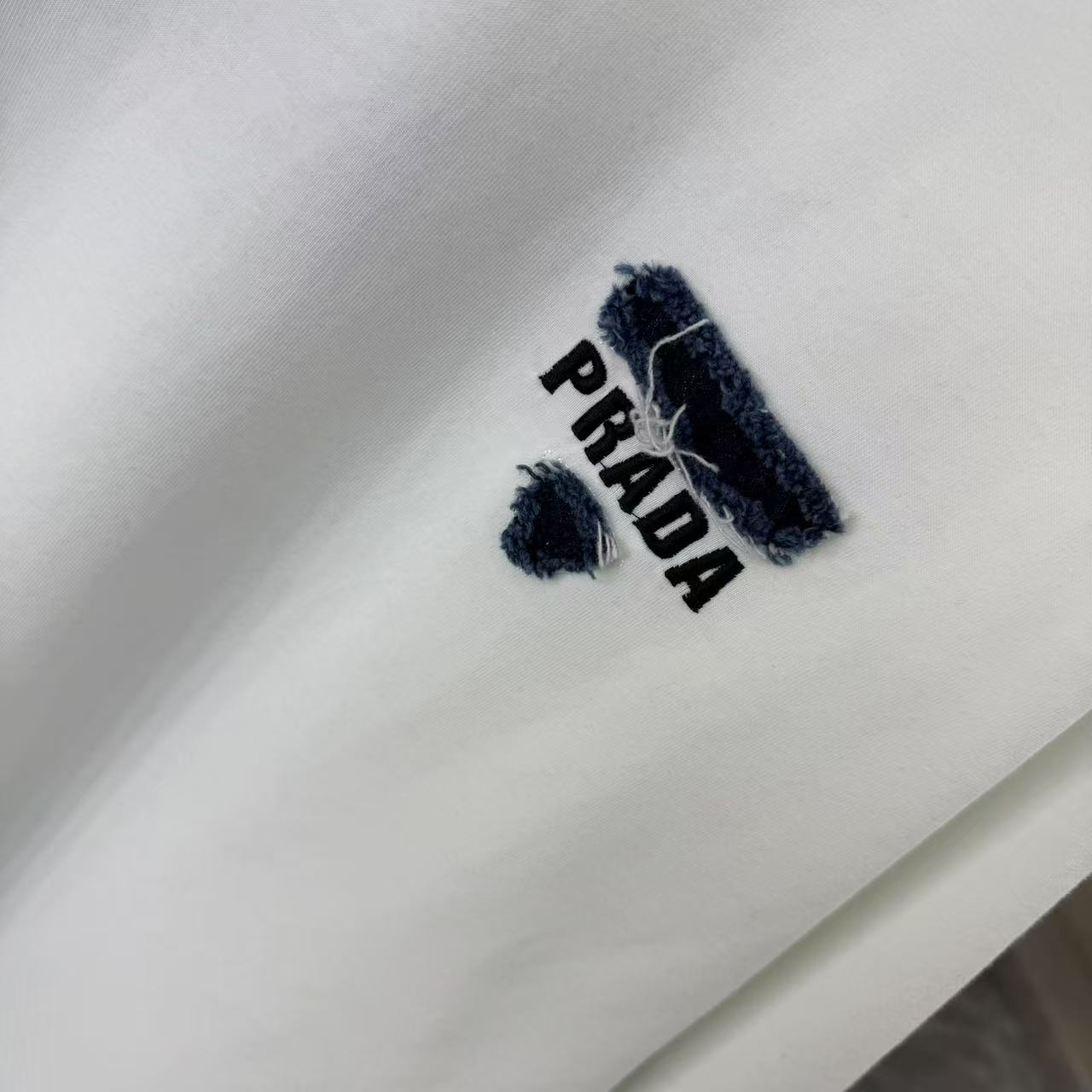  PAD 2025春夏新款 牛仔贴布绣圆领短袖tee 实物很棒男女同款宽松版 尺码S M L XL XX