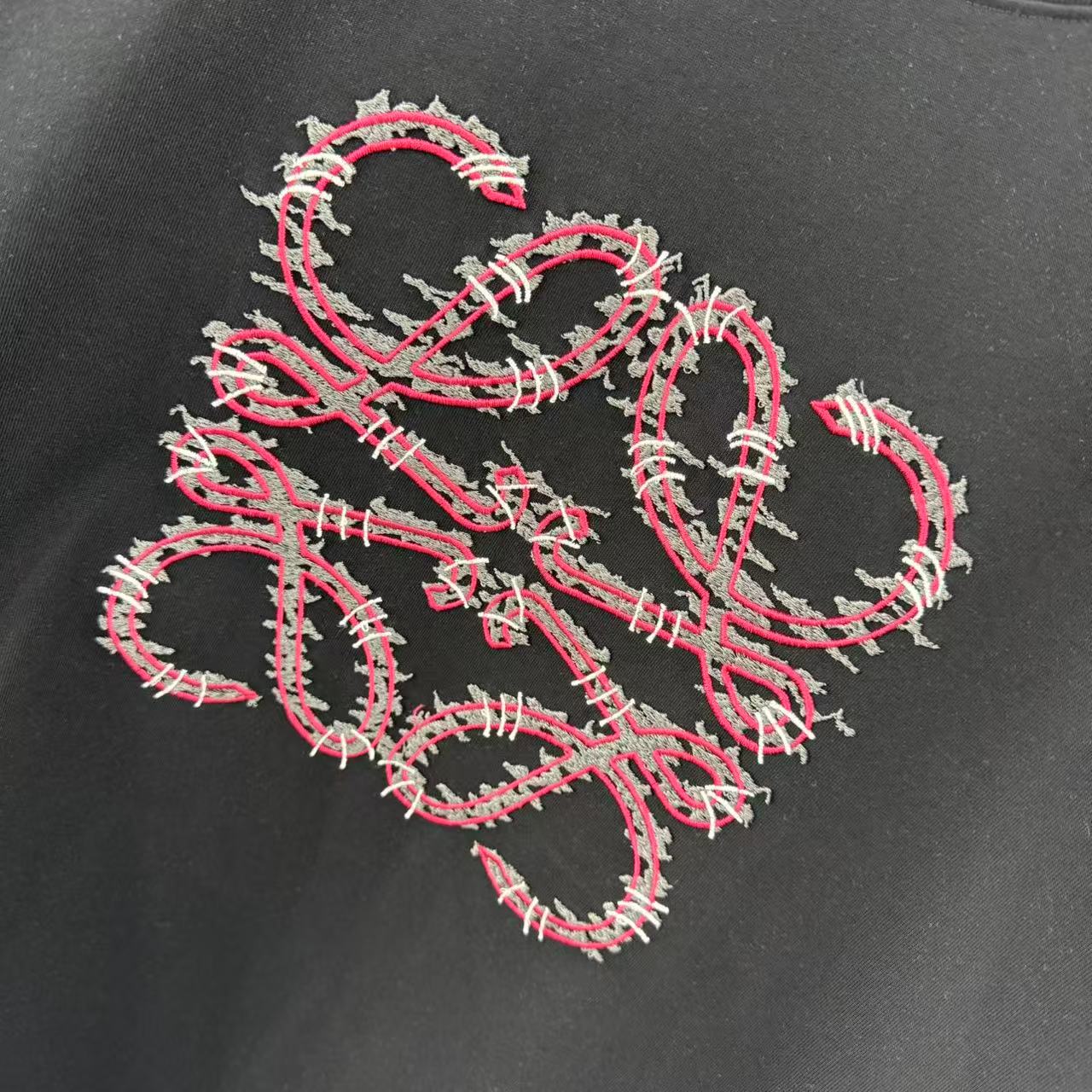 Loewe Embroidered Logo T-Shirt Unisex Cotton Tee Short Sleeve Top 6 i1754801882514 8821 0 5