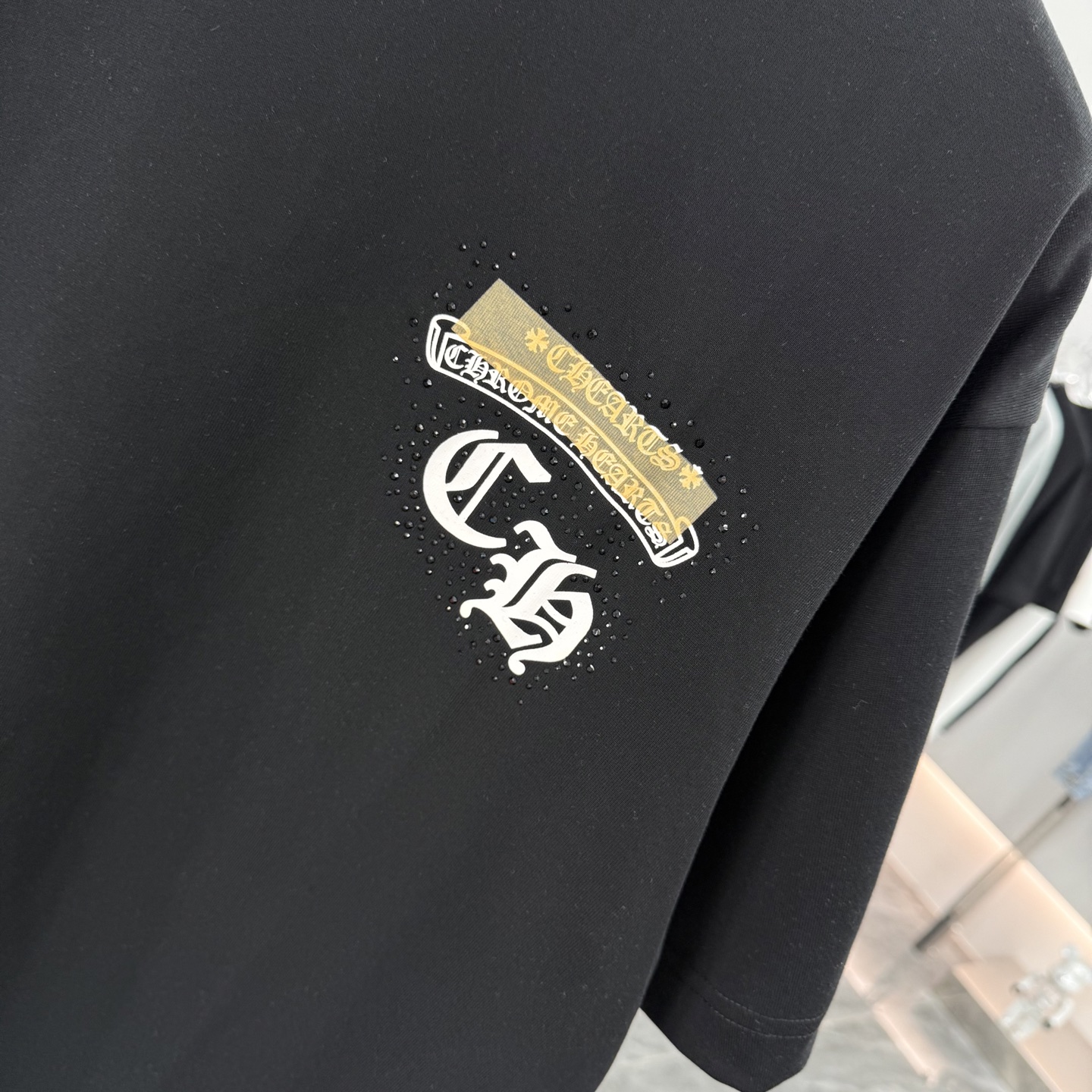 Chrome Hearts Rhinestone Graphic Print Short Sleeve T-Shirt Unisex 7 i1756573758624 9457 0 5