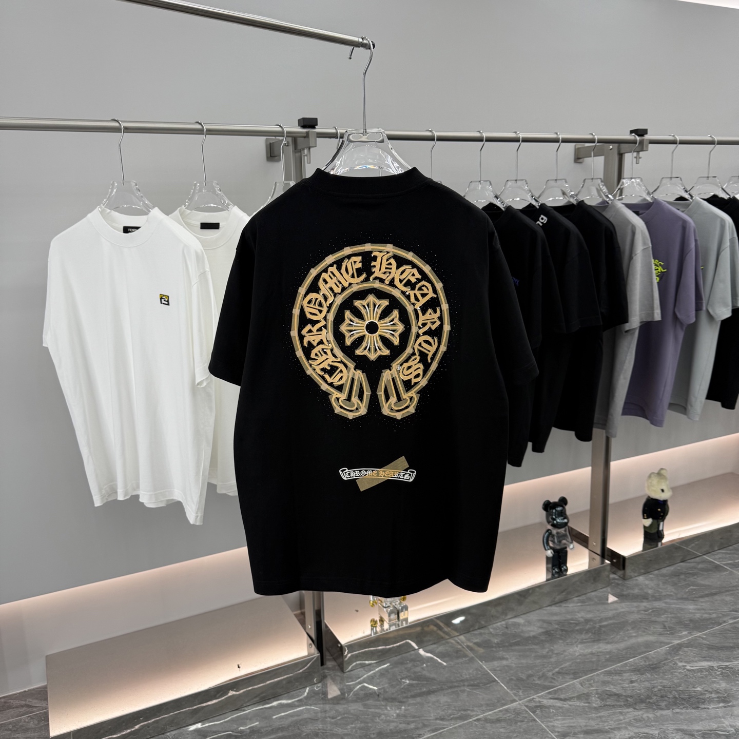 Chrome Hearts Rhinestone Graphic Print Short Sleeve T-Shirt Unisex 8 i1756573759778 5499 0 6