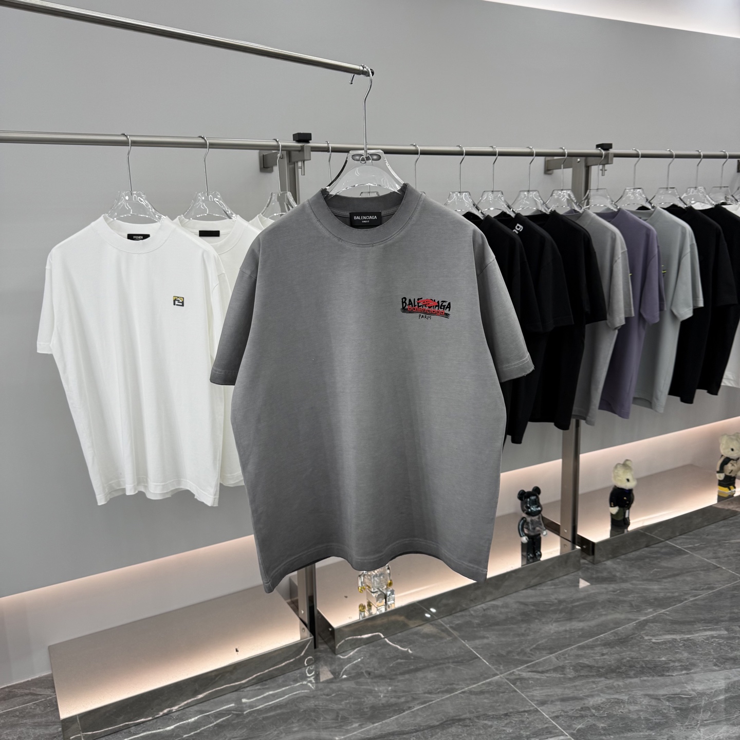 Balenciaga 2025 Fall/Winter T-Shirt Loose Fit Unisex Short Sleeve Tee