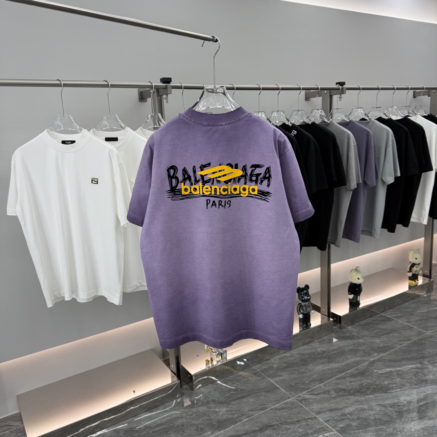 Balenciaga 2025 FW Paris Logo Oversized Cotton Tee - Unisex Fashion 8 i1758386743044 6896 0 6