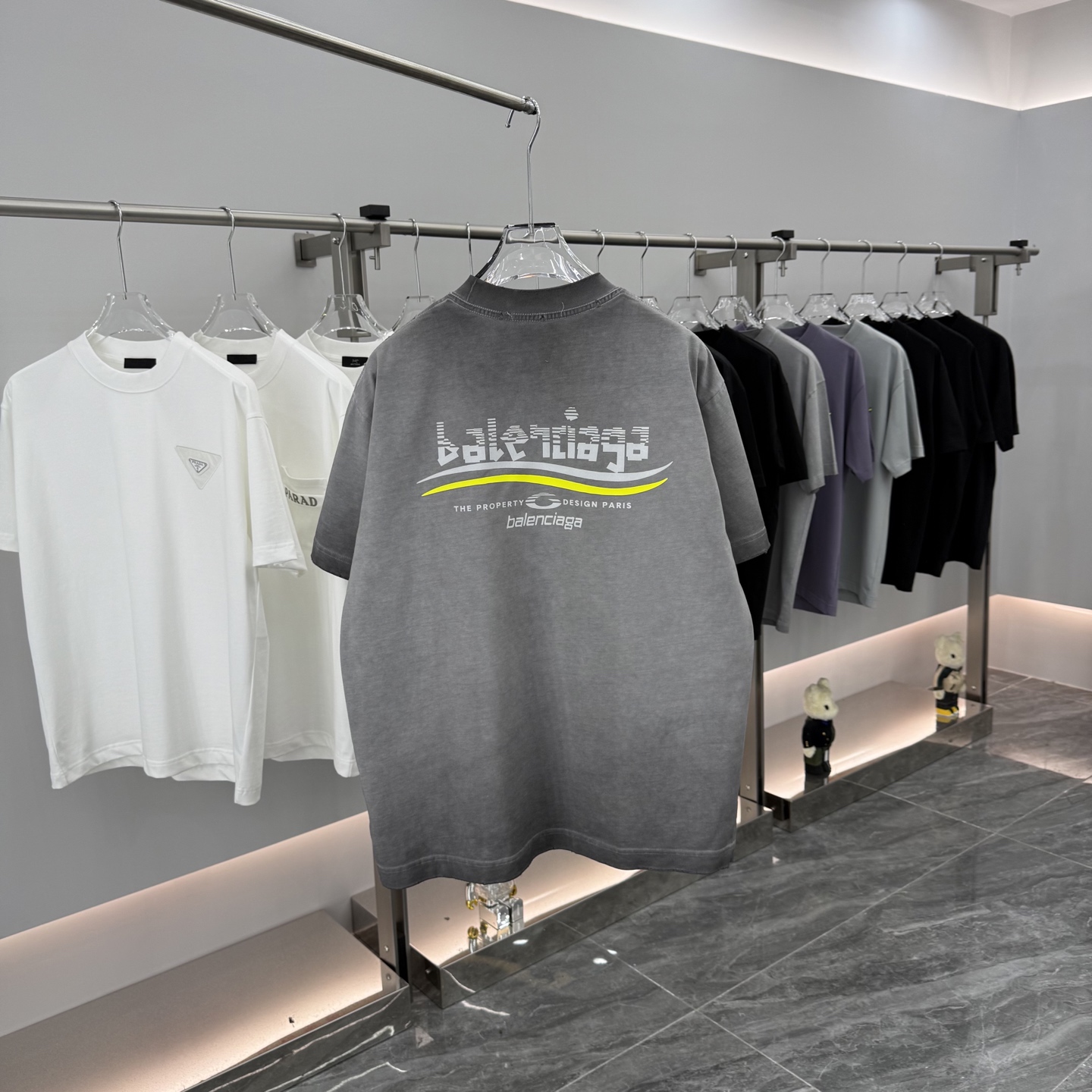 Balenciaga 2025FW Paris Logo Print Oversized Cotton T-Shirt Unisex 8 i1759032003634 2547 0 6