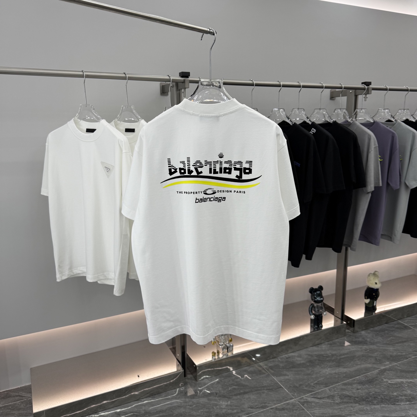 Balenciagaa 2025 New Paris Logo T-Shirt Unisex Cotton Short Sleeve Tee 7 i1759032234064 5952 0 6