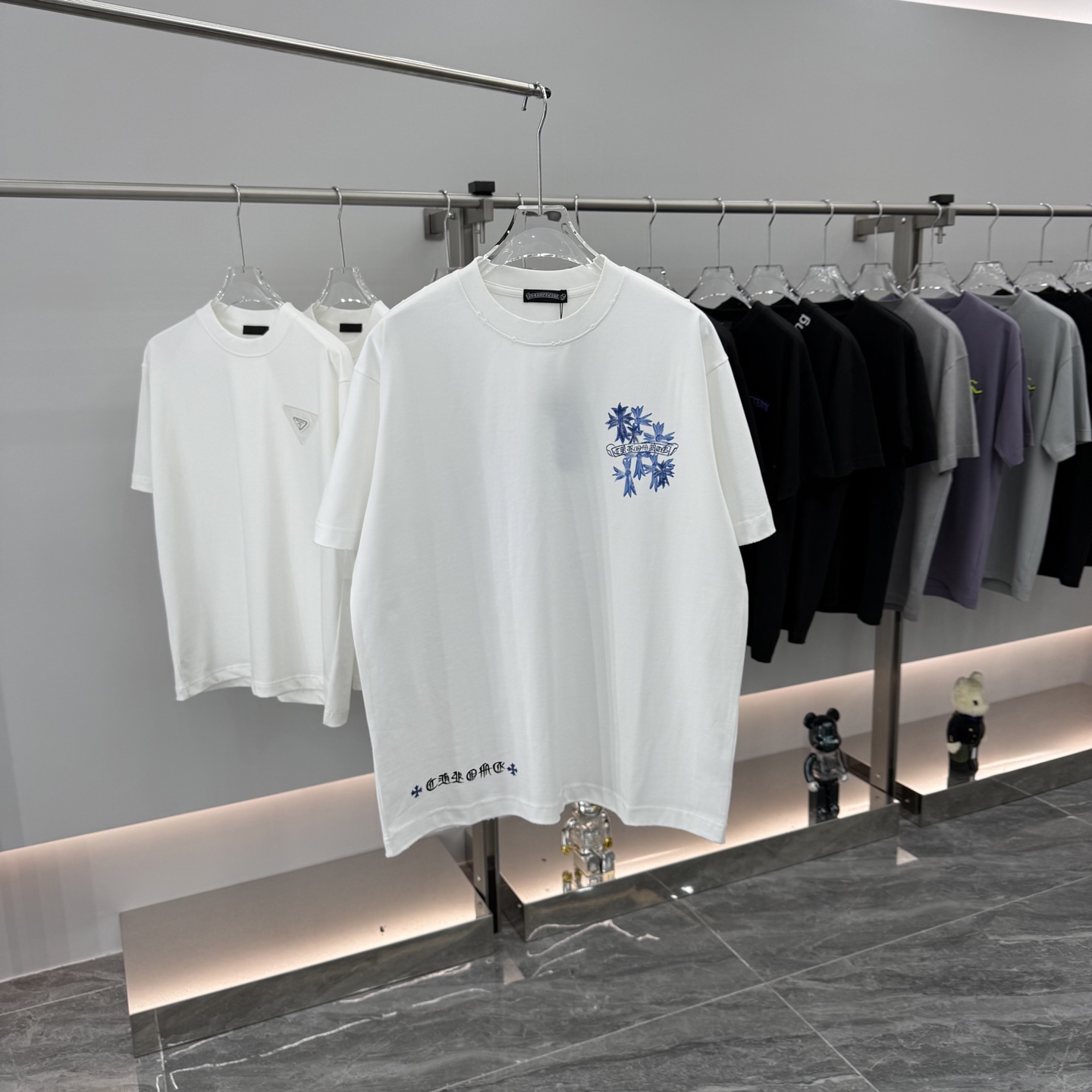 Chrome Hearts 2025 Autum/Winter Hand-Painted Short Sleeve T-Shirt