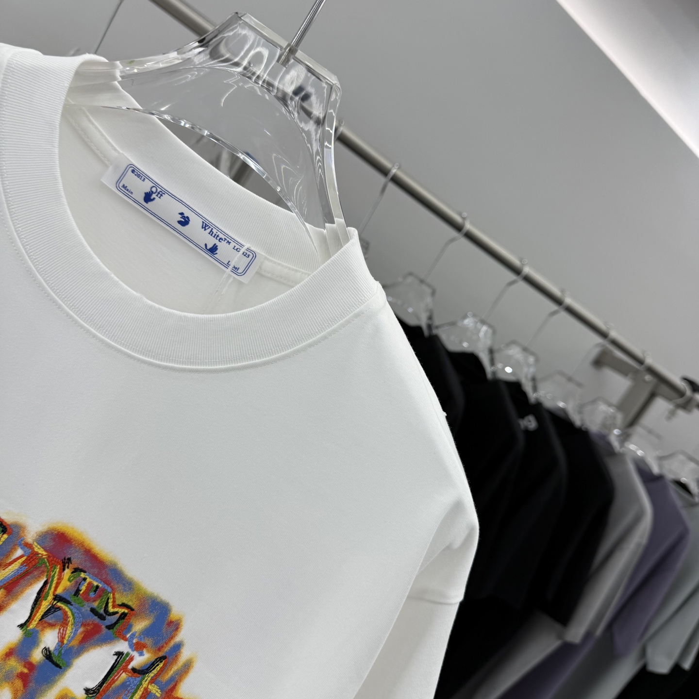 Off-White Men's Multicolor Graphic Print Short Sleeve Casual T-Shirt 5 i1759032862223 3694 0 3