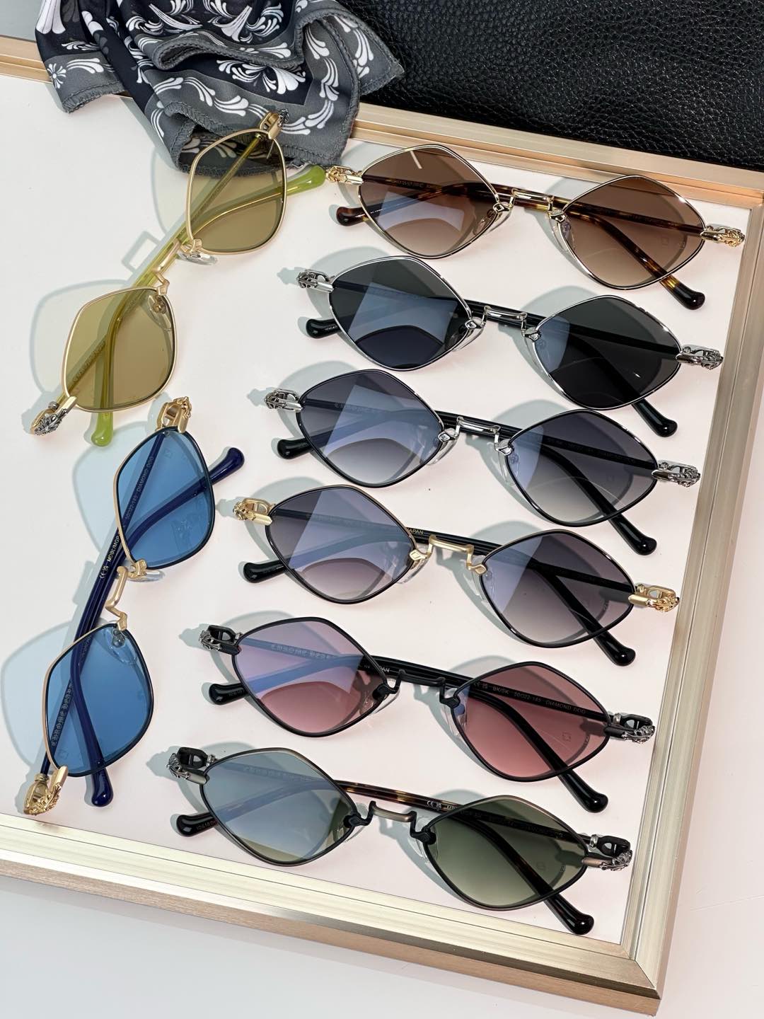 Chrome Hearts Diamond Dog Sunglasses Zeiss Lenses - Premium Quality Shades 1 i1735643342120 9506 0 0