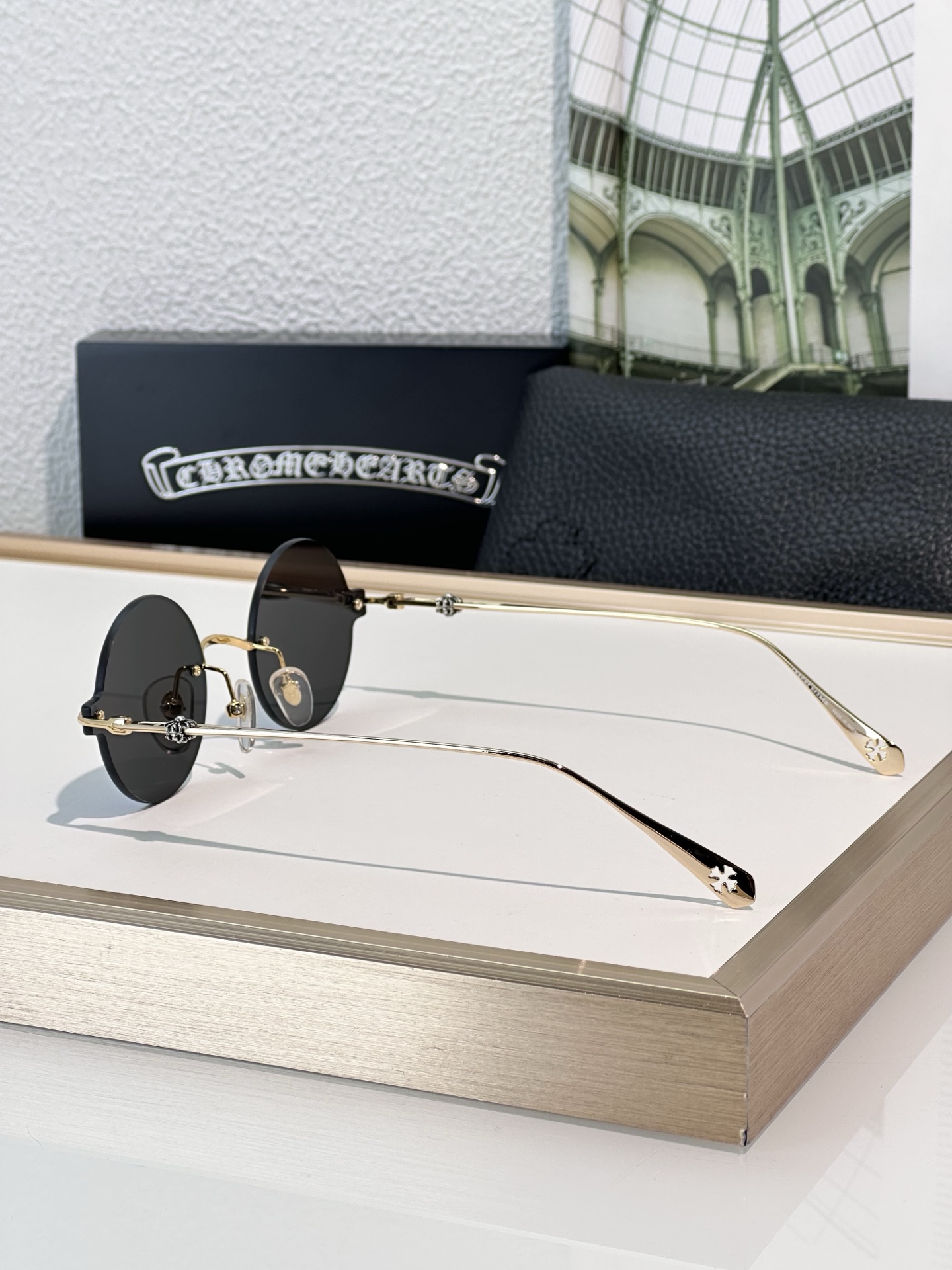 Chrome Hearts CH5712 Round Sunglasses - Stylish Shades with Unique Accents 4 i1737459660300 9428 0 3