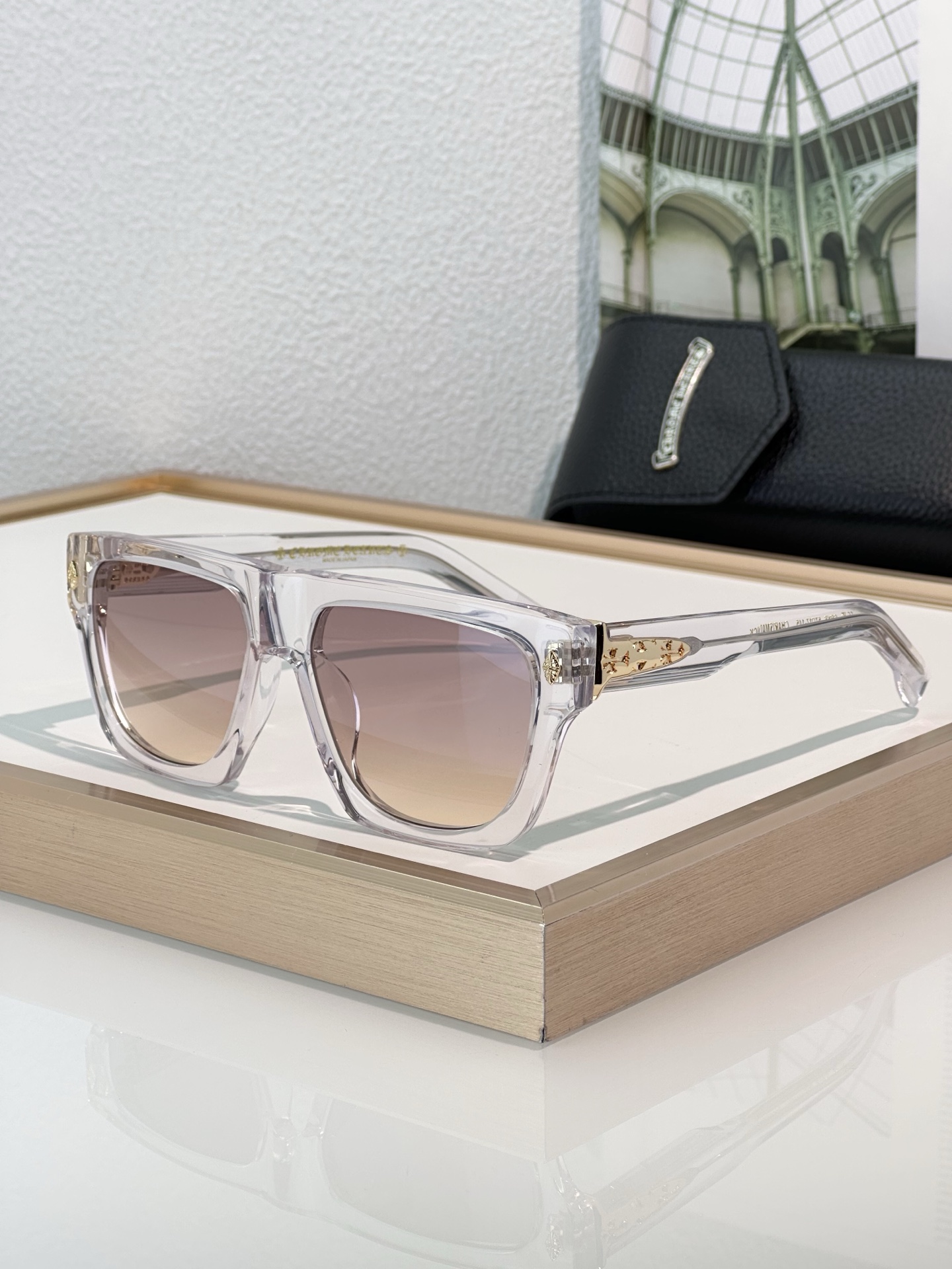Chrome Hearts Charisma Dick Black Sunglasses with Zeiss Lenses - 57-17-145 7 i1739618504858 2160 0 5