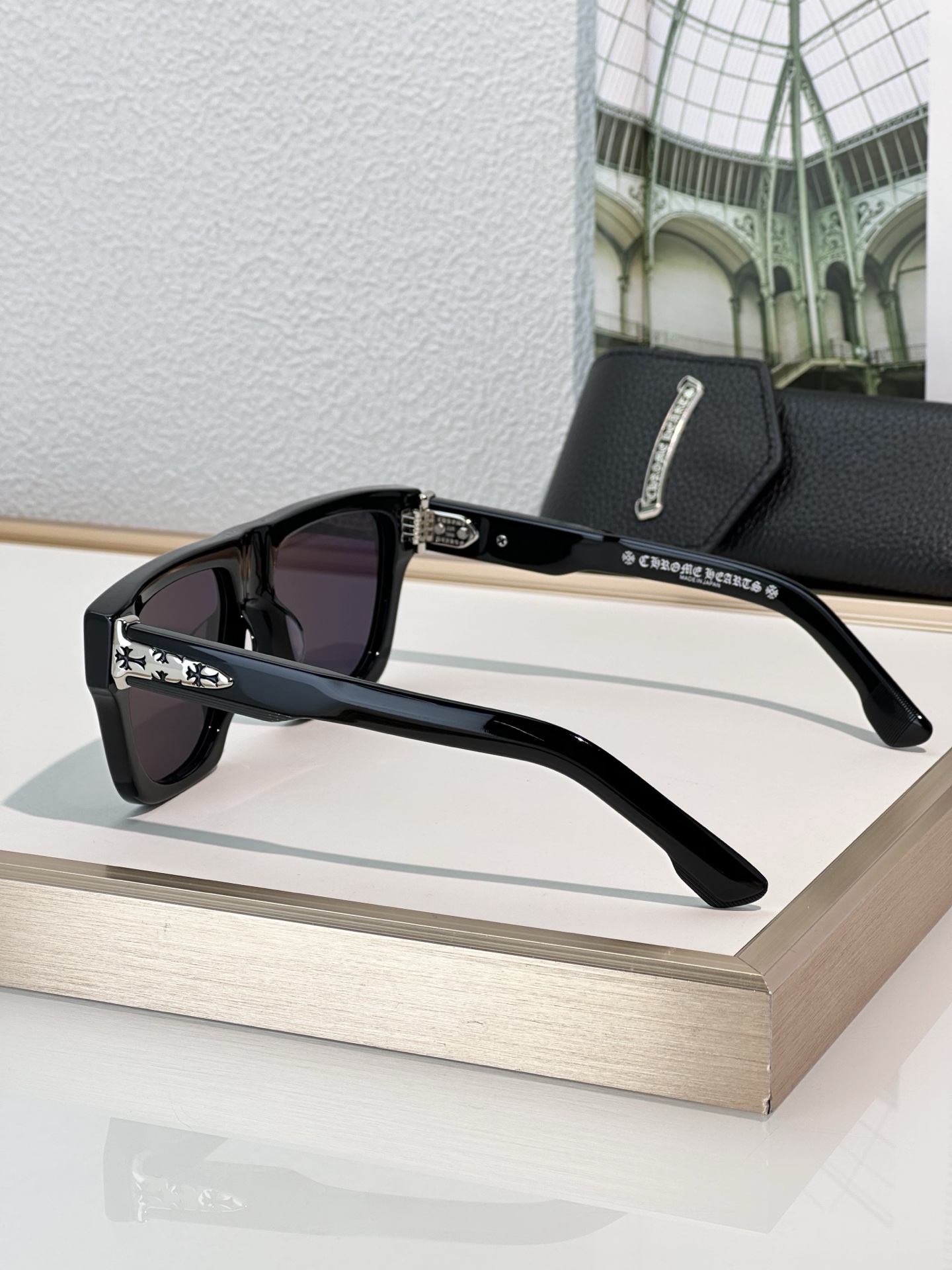 Chrome Hearts Charisma Dick Black Sunglasses with Zeiss Lenses - 57-17-145 9 i1739618508853 7468 0 7