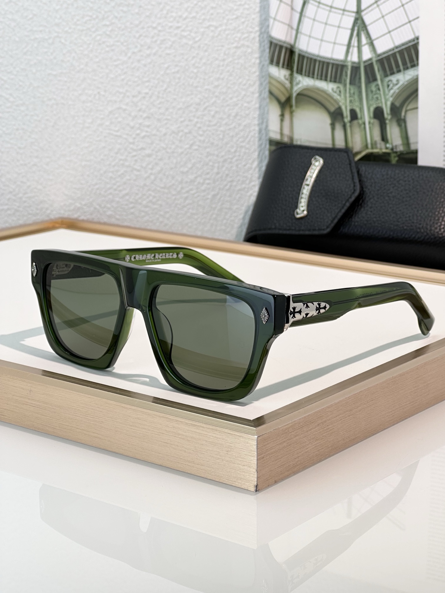 Chrome Hearts Charisma Dick Black Sunglasses with Zeiss Lenses - 57-17-145 5 i1739618508917 17 0 3