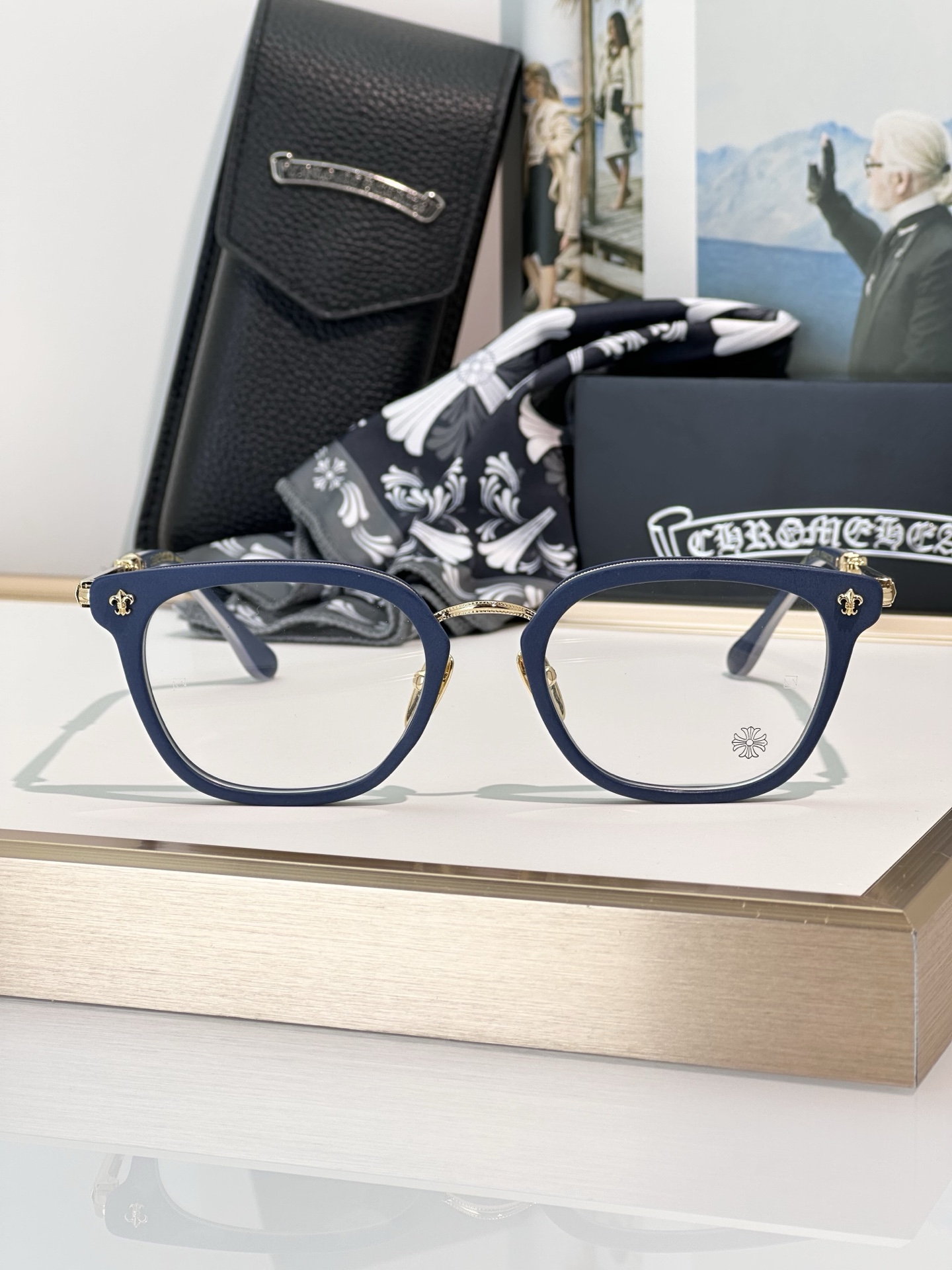 Chrome Hearts Strapadictome Eyeglasses | Black & Tortoise Frame - 51mm 8 i1746266352226 7830 0 6