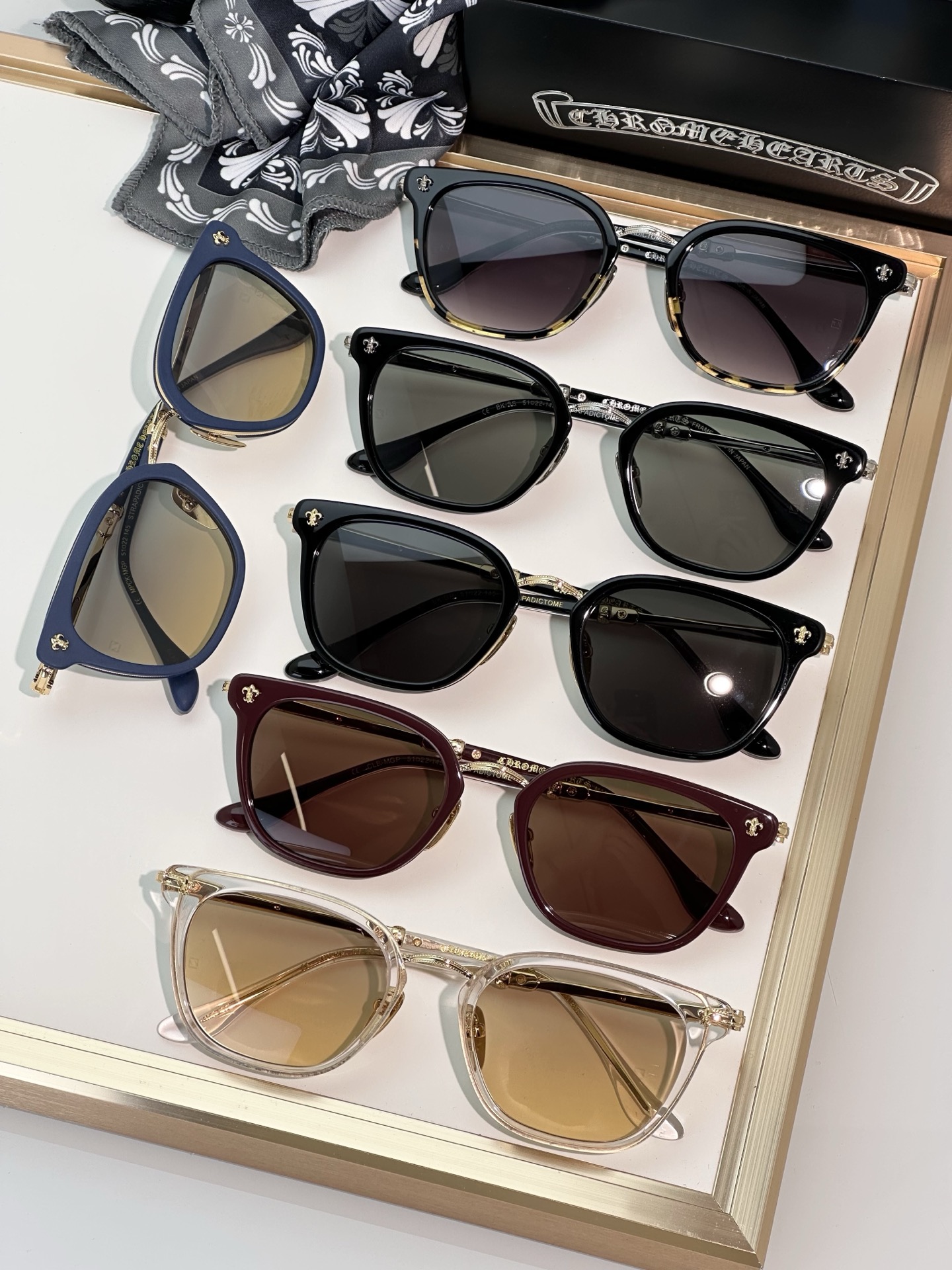 Chrome Hearts Strapadictome Sunglasses Designer Shades - 5122-145MJ 2 i1746266423186 668 0 0