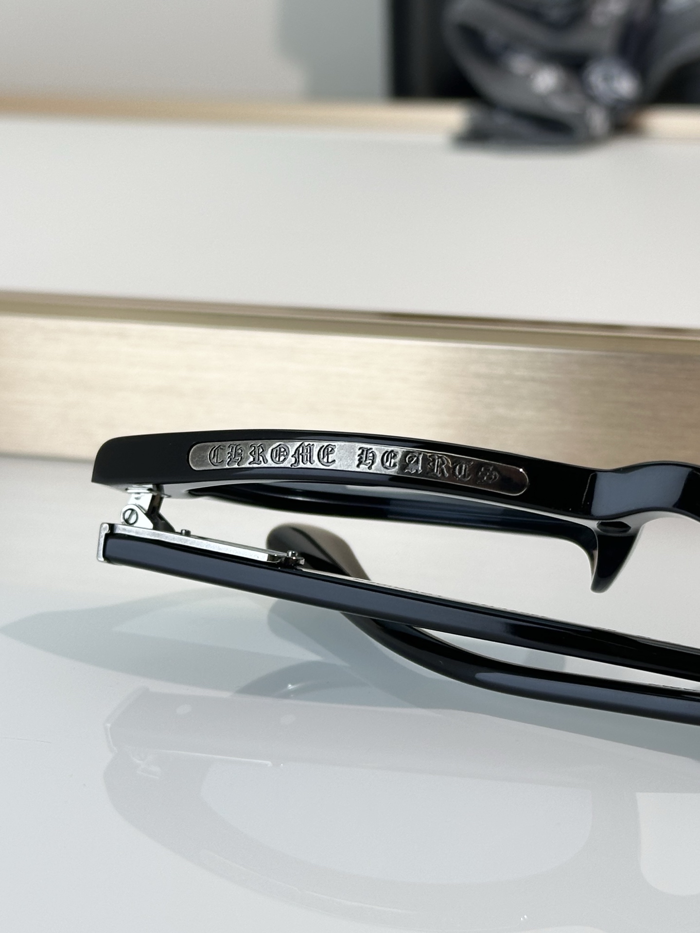 Chrome Hearts LOWRIDER Sunglasses | Black Frame, Blue Lens | 5219-150 9 i1746863939573 2532 0 8
