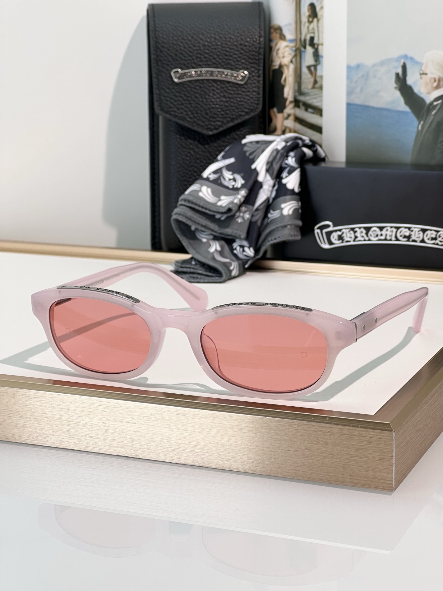 Chrome Hearts LOWRIDER Black Sunglasses | 5219-150 MJ:1400 | Authentic Shades 7 i1746863963451 3884 0 6