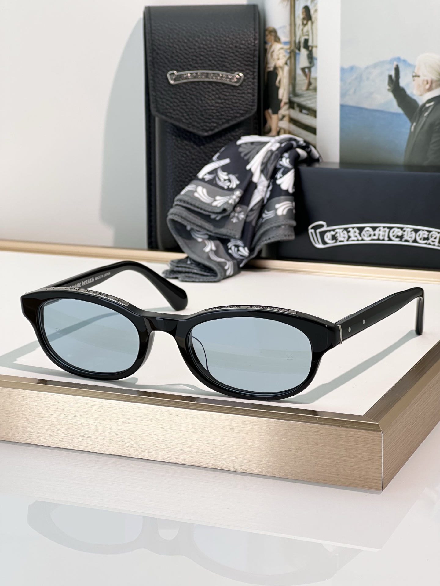 Chrome Hearts LOWRIDER Black Sunglasses | 5219-150 MJ:1400 | Authentic Shades 1 i1746863963745 4327 0 0