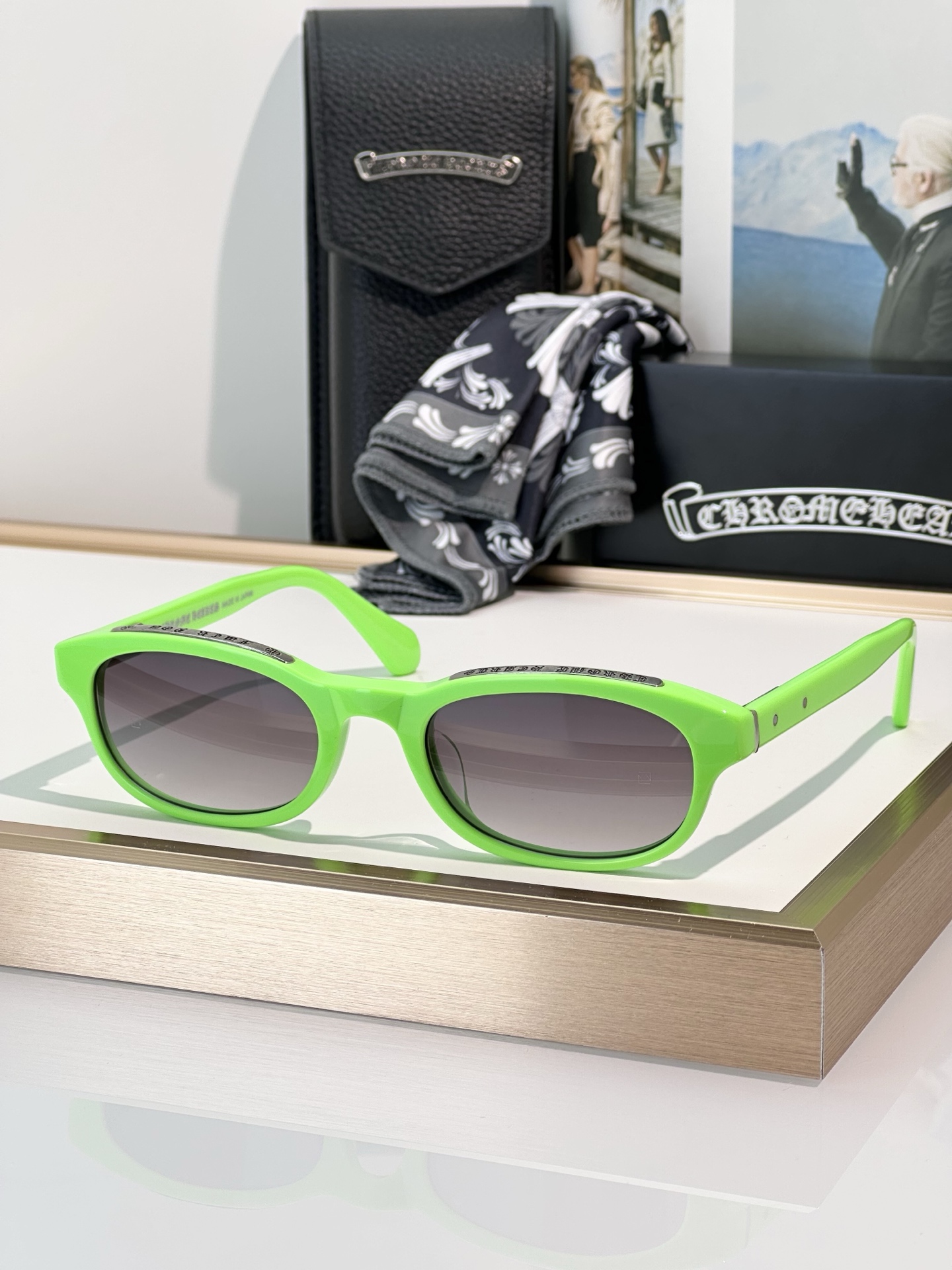 Chrome Hearts LOWRIDER Black Sunglasses | 5219-150 MJ:1400 | Authentic Shades 8 i1746863964542 2948 0 7