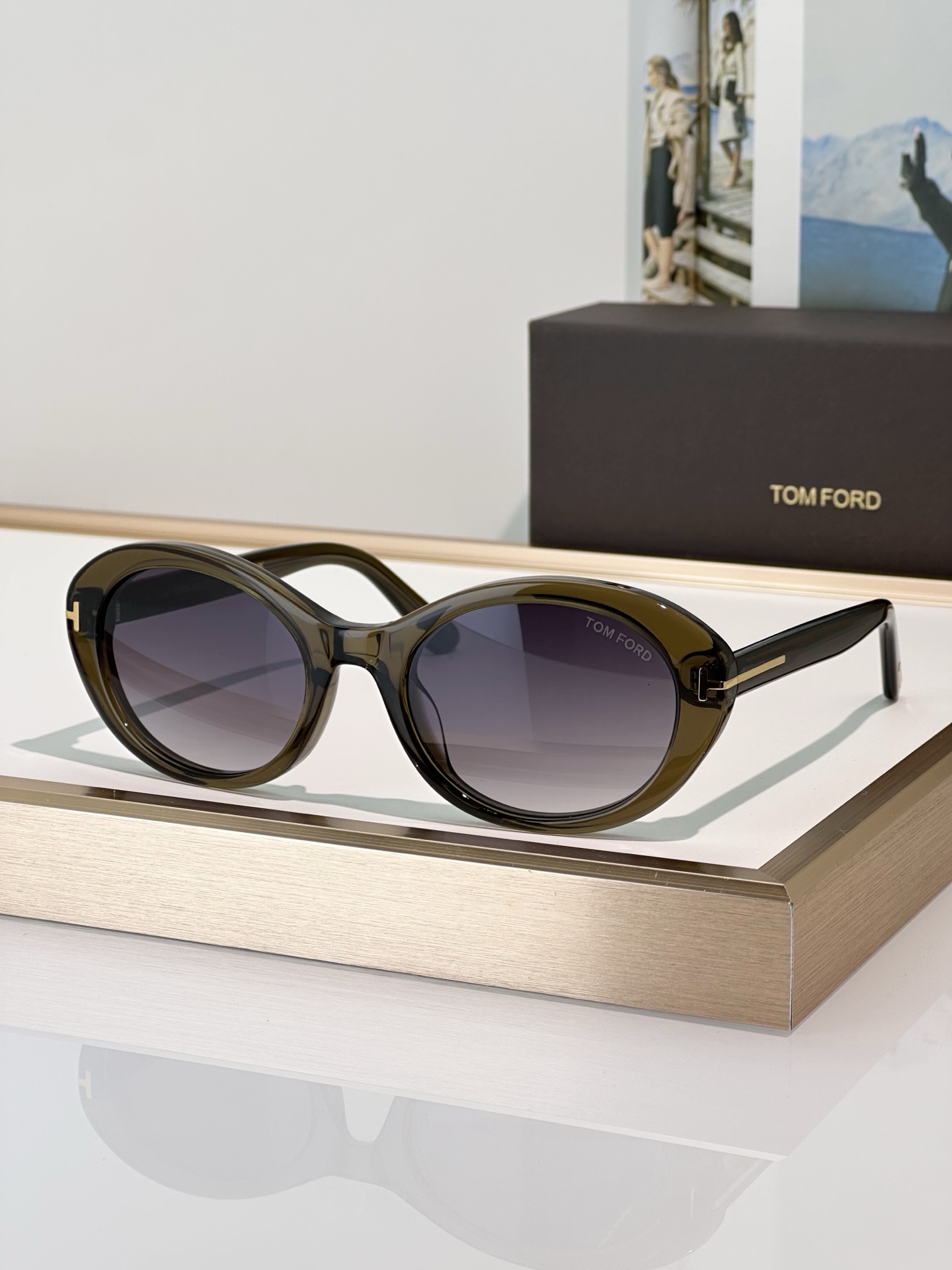 TOM FORD Lunettes de soleil FT1172 Acétate Ovale