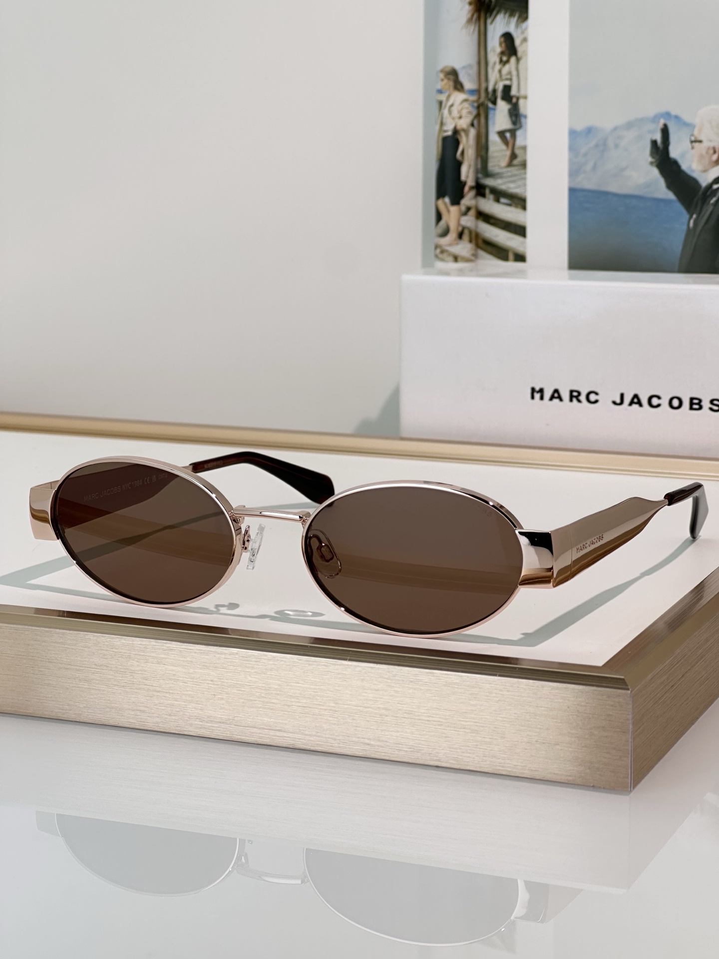 Marc Jacobs Women's Oval Sunglasses MARC 806/S - Stylish & Protective 2 i1749187378831 5372 0 1