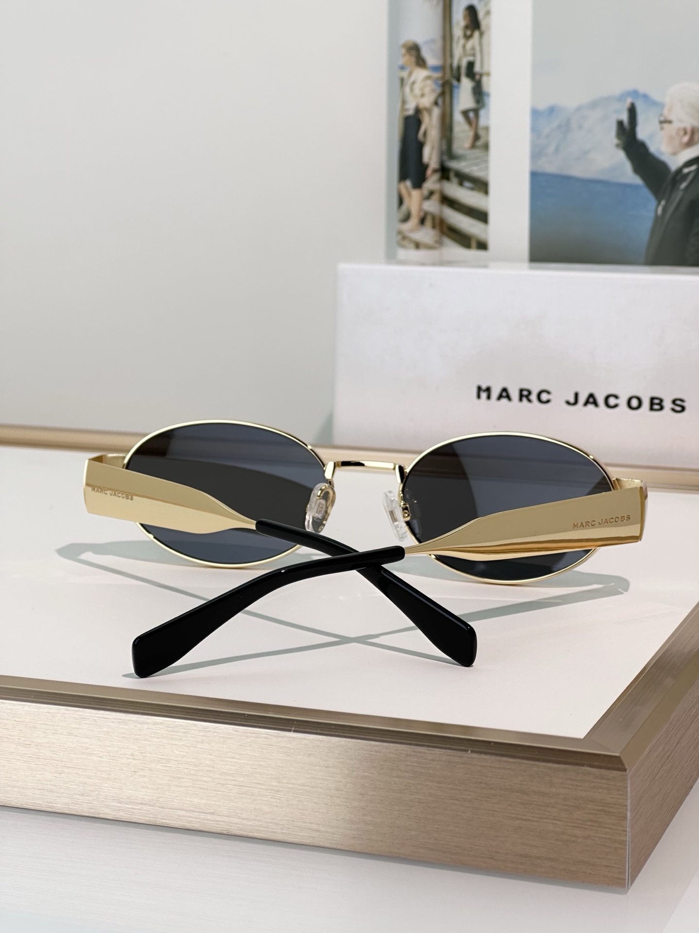 Marc Jacobs MARC 806/S Gold Oval Sunglasses for Women - Stylish Shades 5 i1749187444086 7645 0 3
