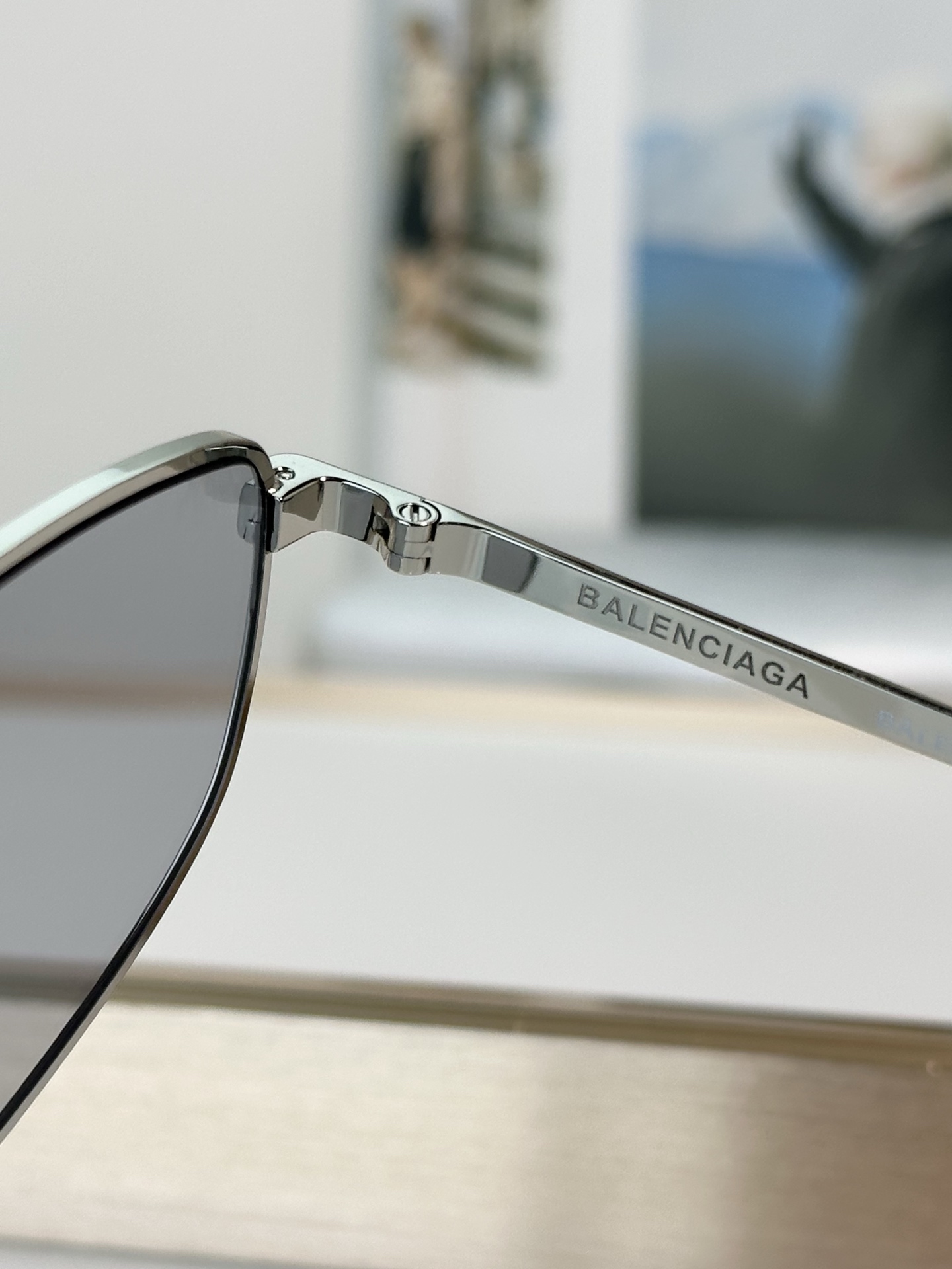 Balenciaga BB0277S Silver Frame Grey Lens Cat Eye Women's Sunglasses 60mm 6 i1749191487260 6485 0 5