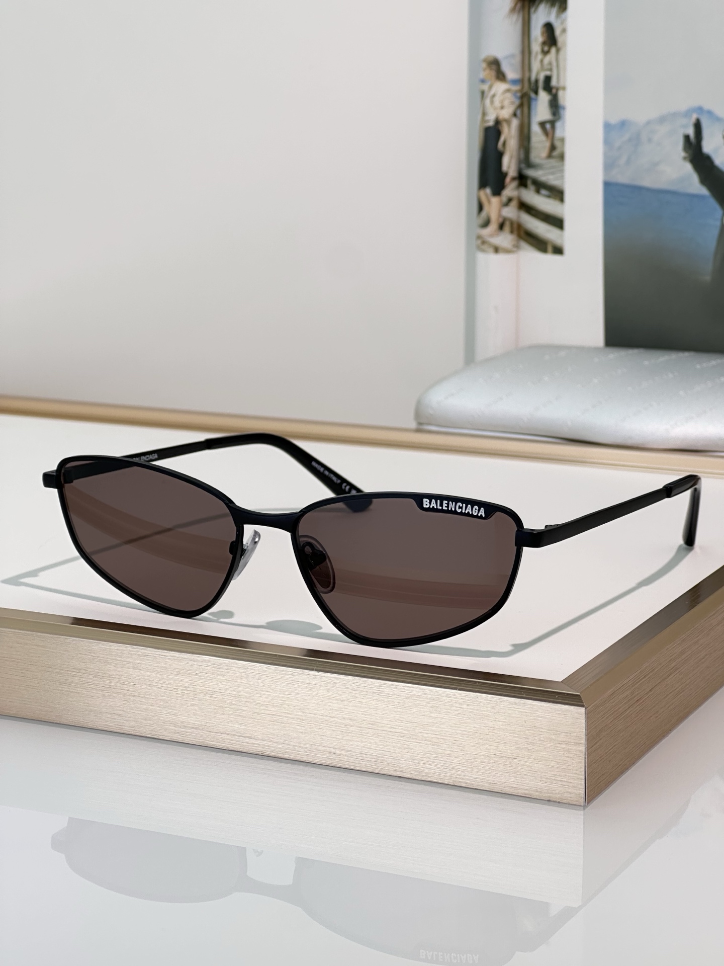 Balenciaga BB0277S Silver Frame Grey Lens Sunglasses | 60mm 5 i1749191496434 7672 0 4