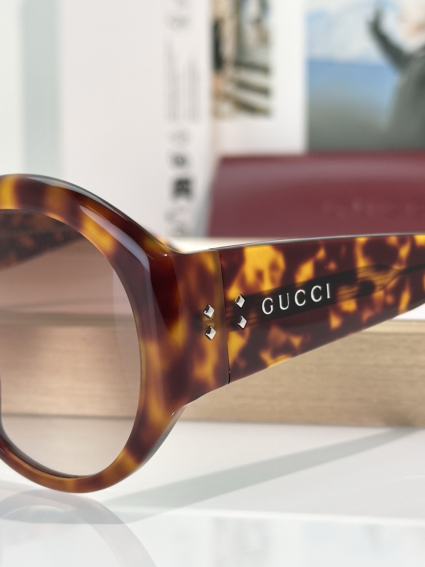 Gucci Oversized Round Sunglasses, Mod 2014S, 55mm Lens Diameter, Stylish Shades 5 i1751356869200 7941 0 3