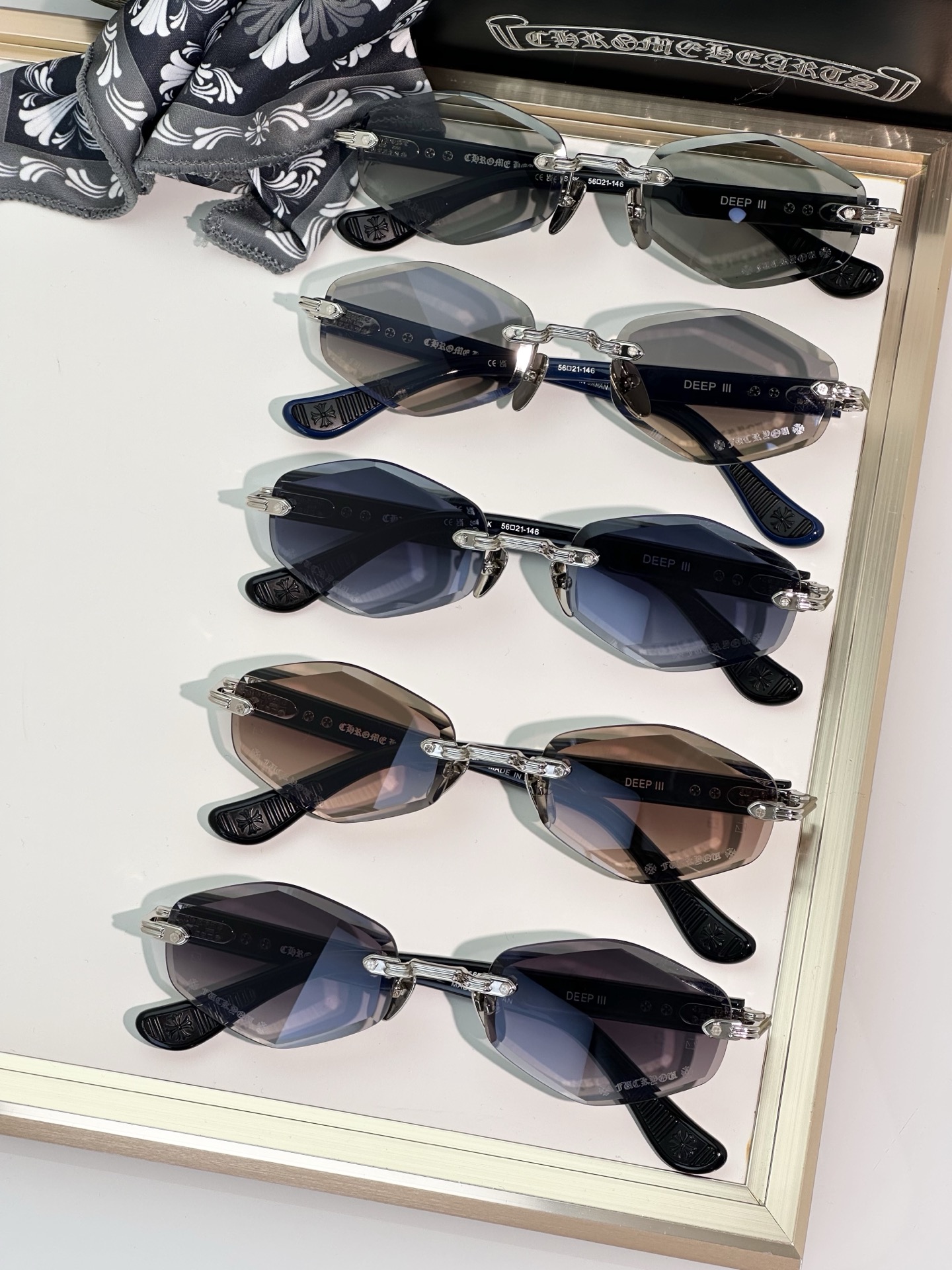 Chrome Hearts Sunglasses DEEP