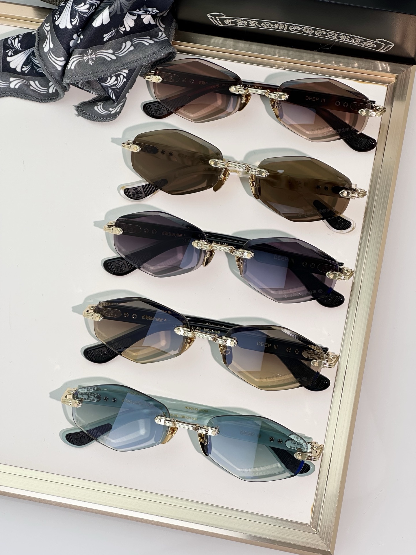 Chrome Hearts Sunglasses DEEP