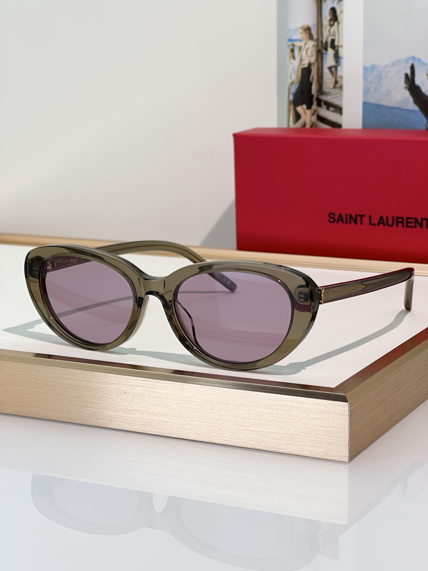 SaintLaurent新品\nMod：SLM154\nSize：55口19-145